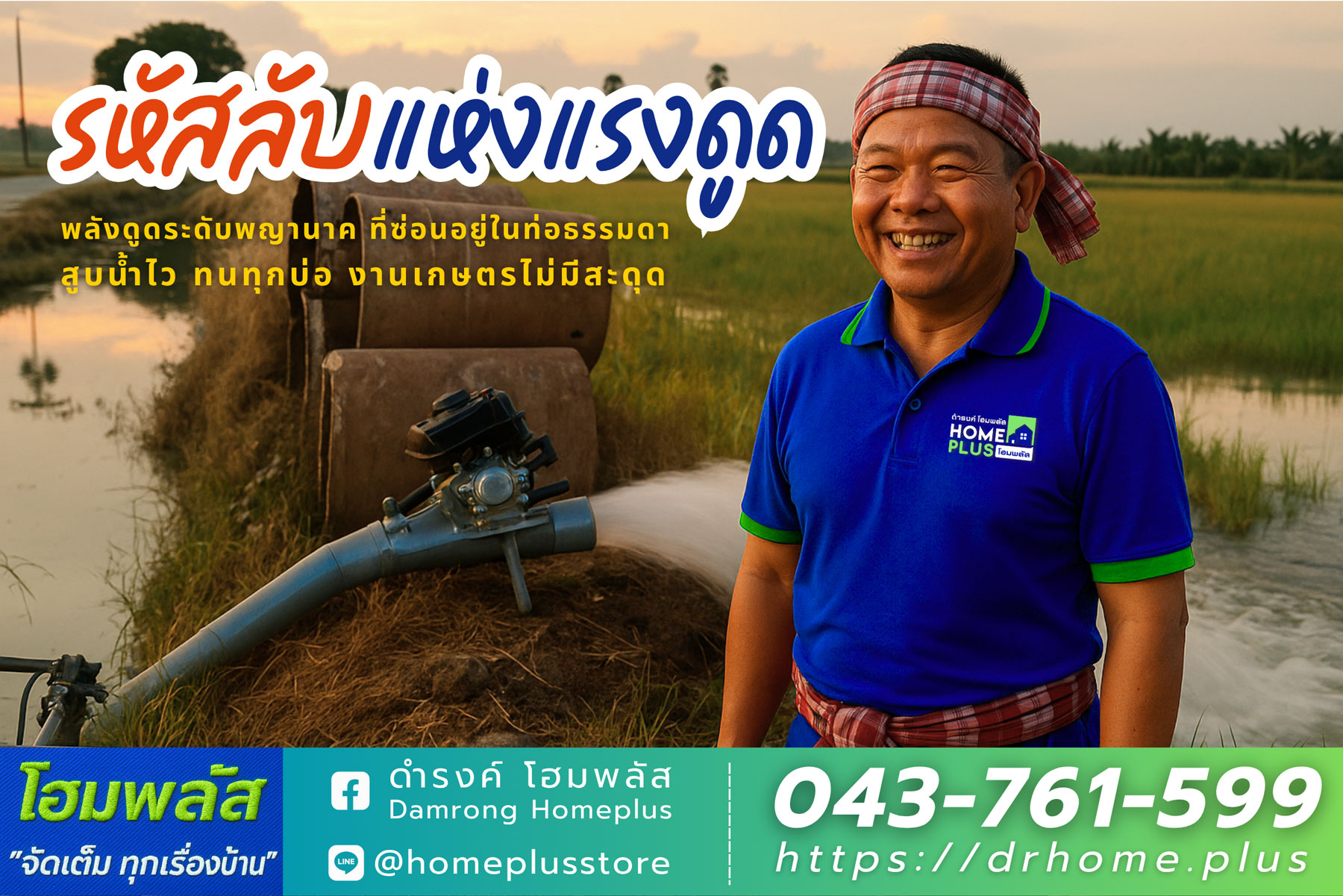 ถอดรหัส &quot;ท่อสูบน้ำพญานาค&quot;: พลังดูดระดับตำนานที่เกษตรกรไทยสร้างเอง - ดำรงค์โฮมพลัส