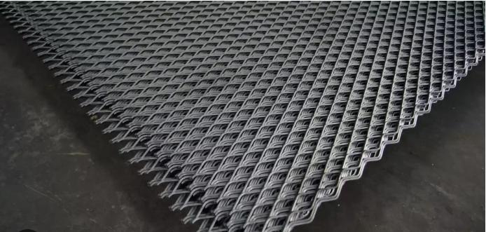 ตะแกรงเหล็กฉีก XS-62 ช่องกว้าง 34.0x76.2mm.หนา 3.2มม. 4x8 ฟุต พ่นแดง - ภาพที่ 2