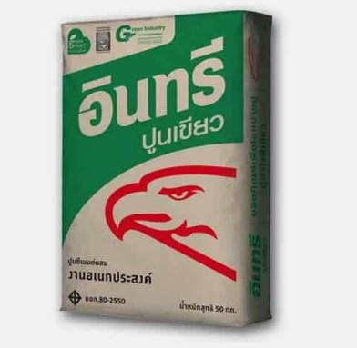 ปูนซิเมนต์ตรานกอินทรีย์เขียว 50กก.(ใช้ผสมทราย) - ภาพที่ 2
