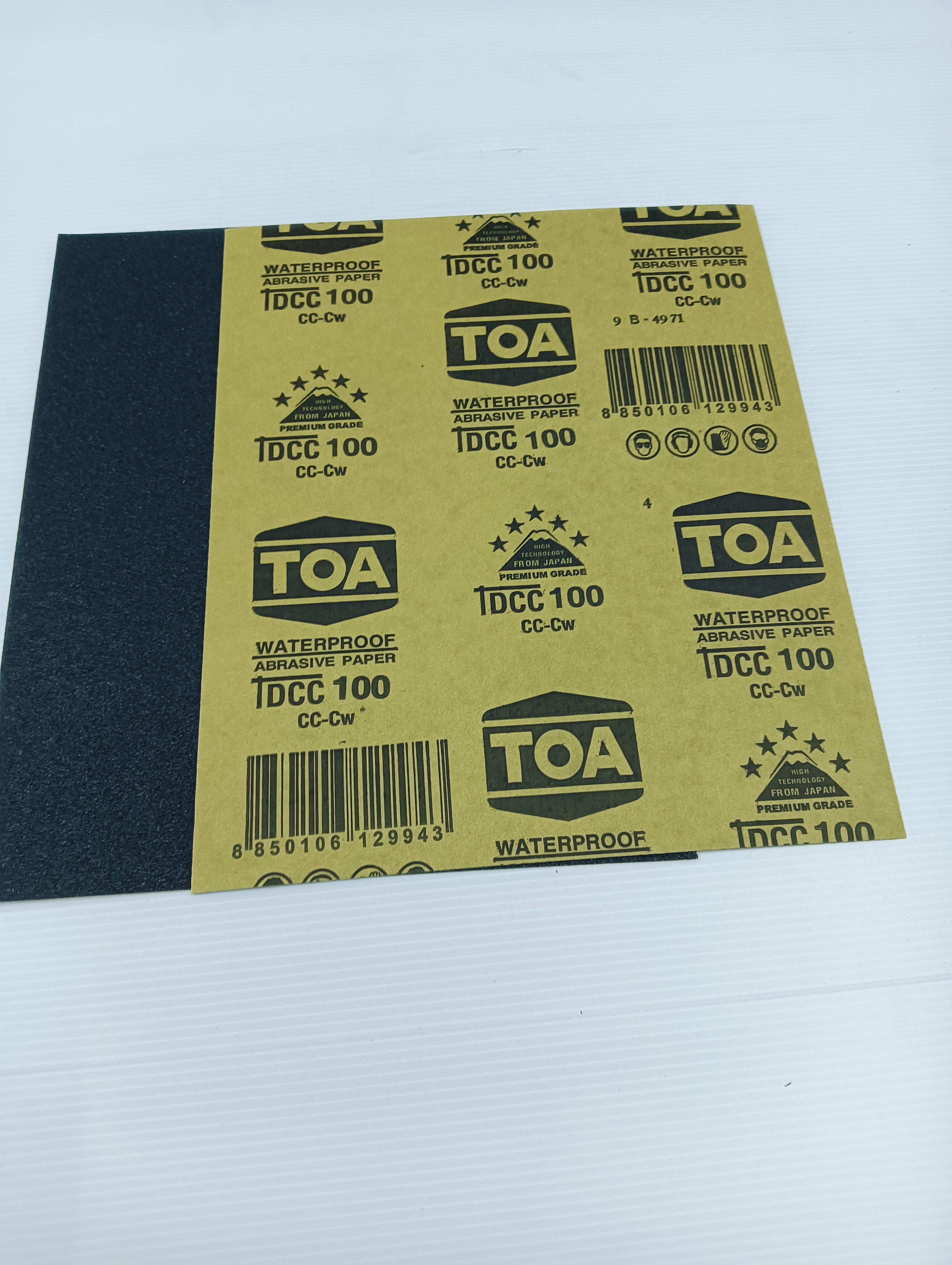 TOA DCC กระดาษทรายน้ำ #100 - ภาพที่ 3