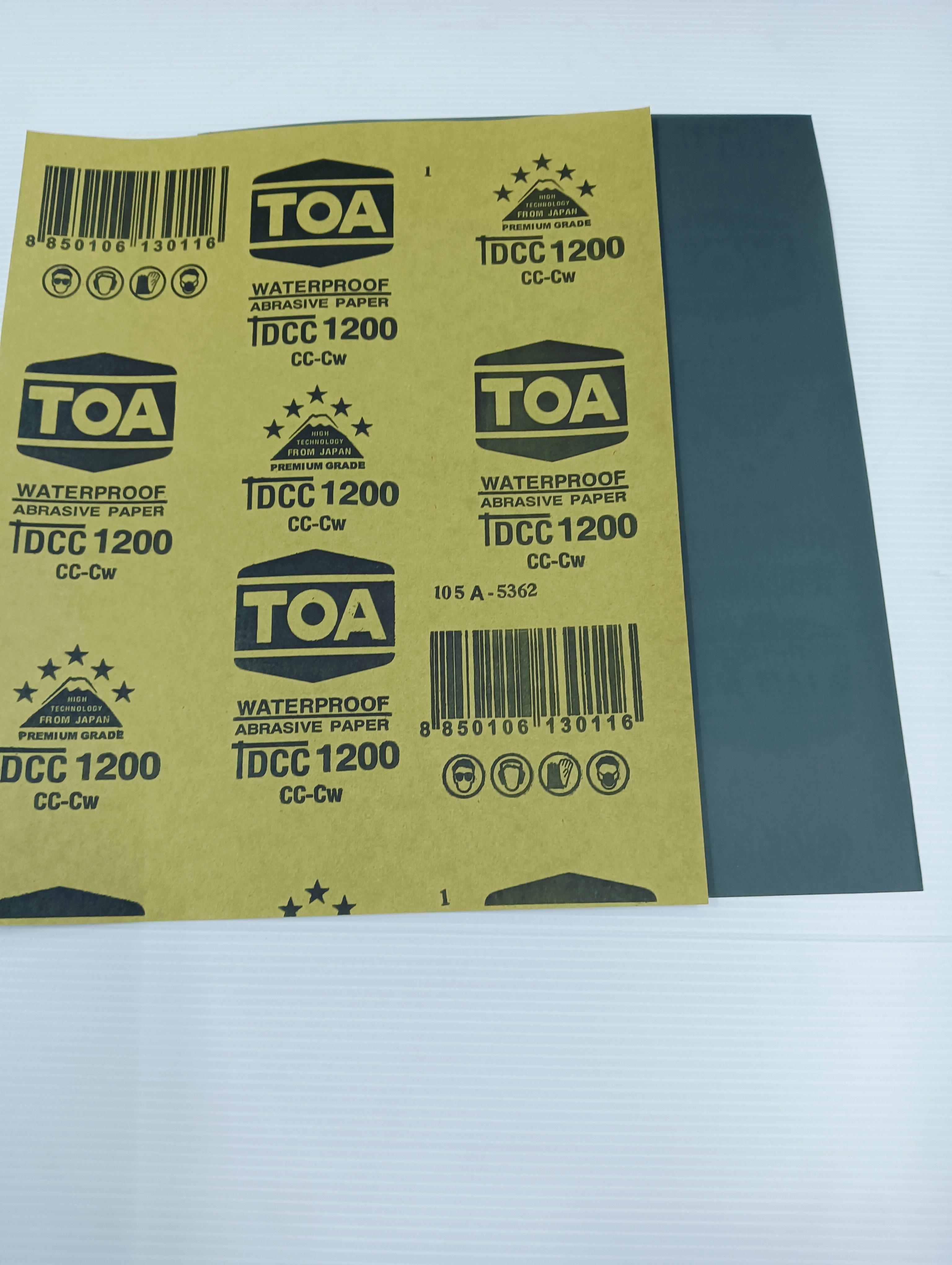 TOA DCC กระดาษทรายน้ำ #1200 - ภาพที่ 3
