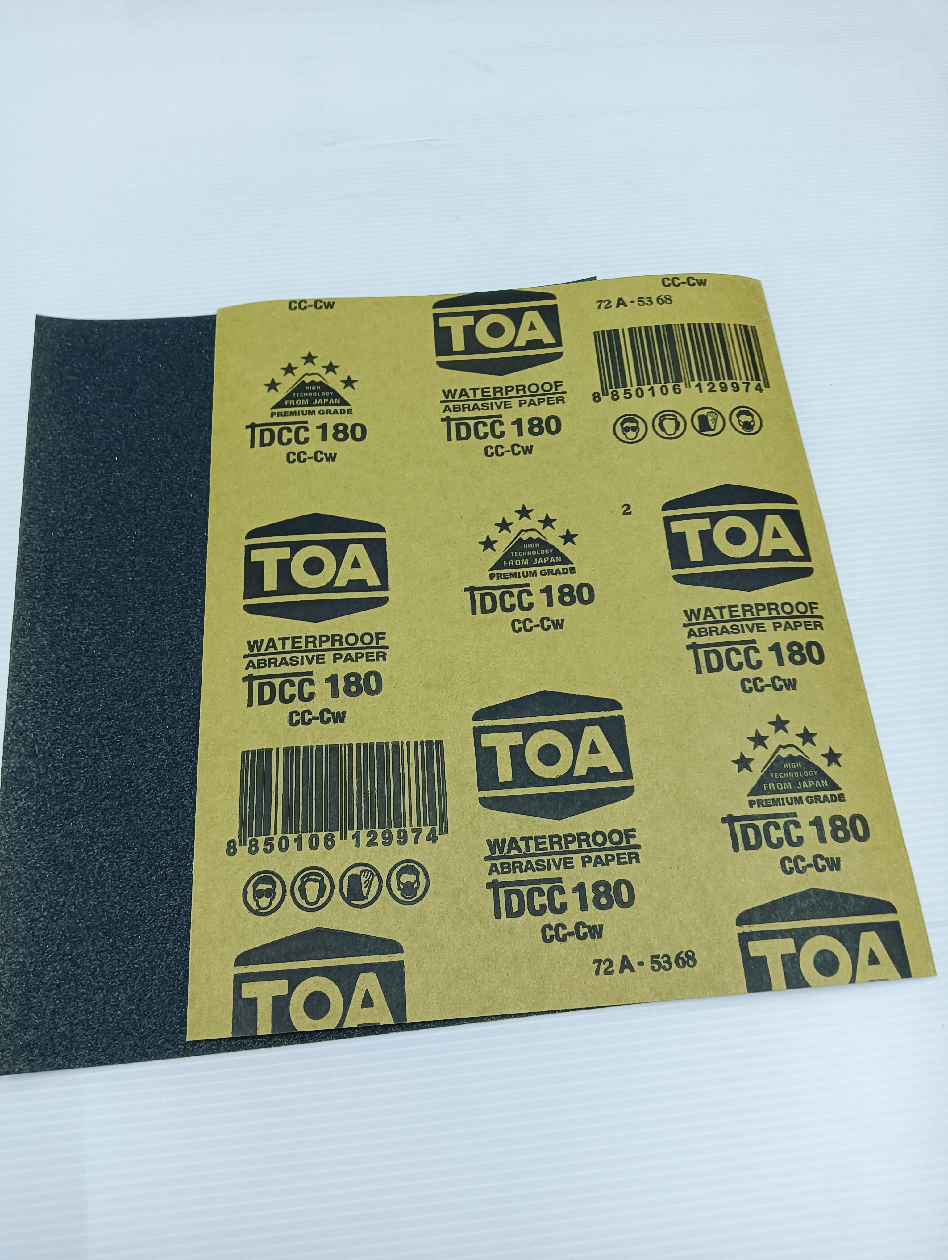 TOA DCC กระดาษทรายน้ำ #180 - ภาพที่ 3