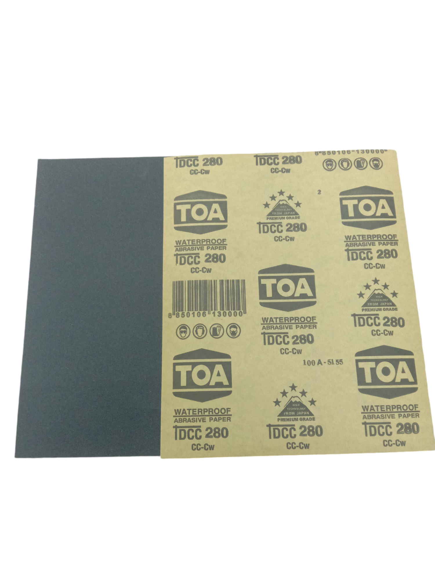 TOA DCC กระดาษทรายน้ำ #280 - ภาพที่ 3