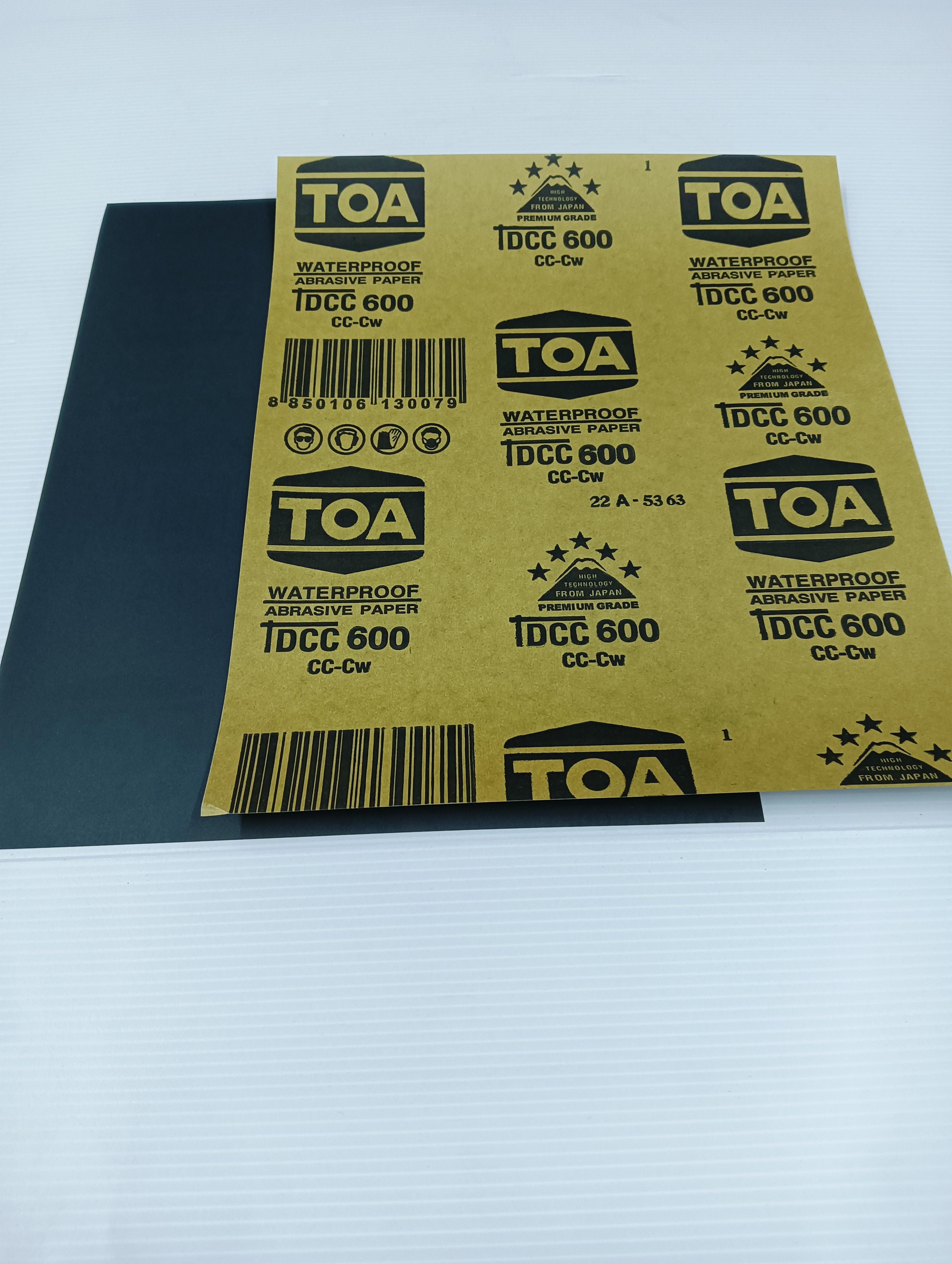 TOA DCC กระดาษทรายน้ำ #600 - ภาพที่ 3