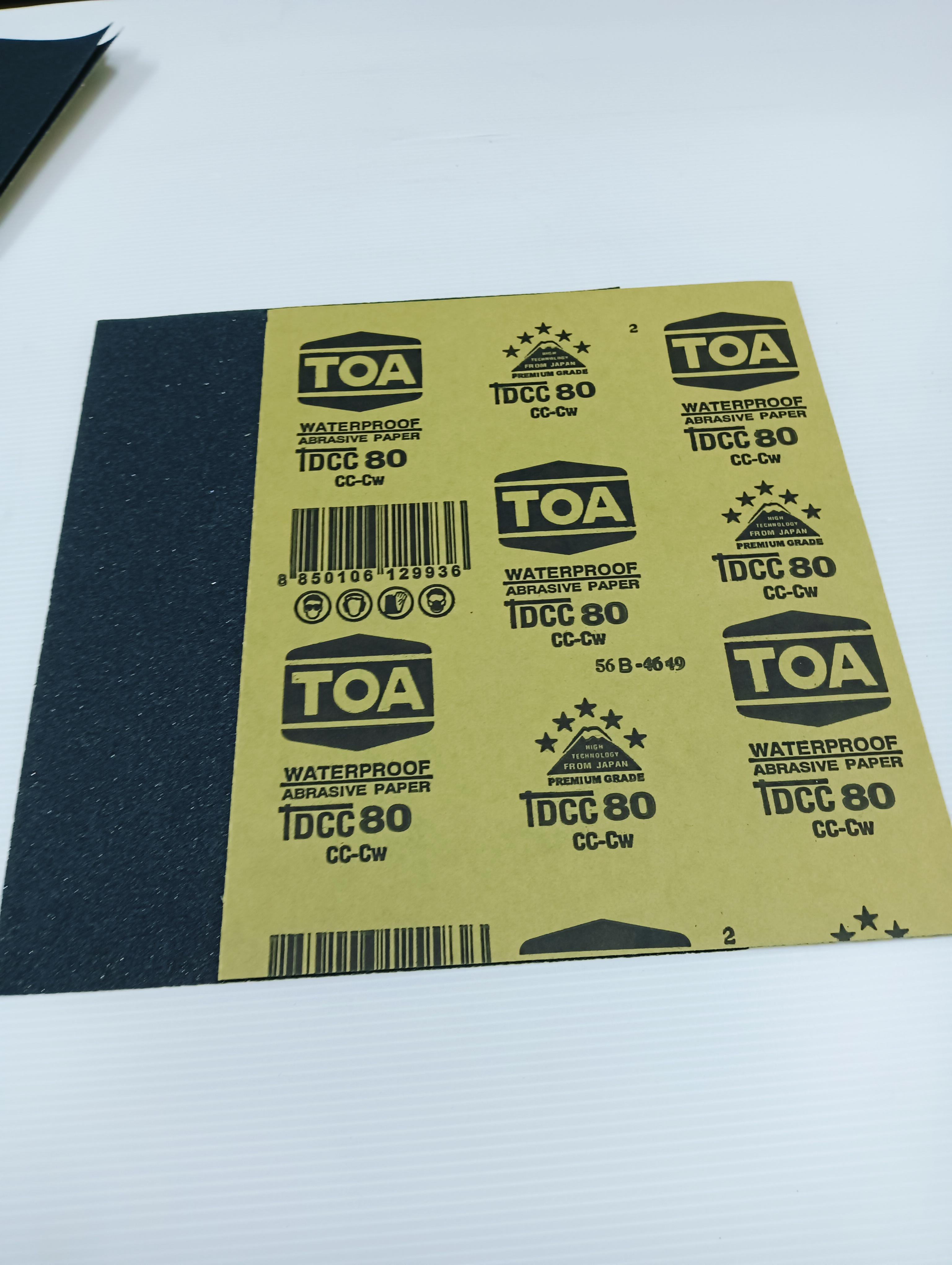 TOA DCC กระดาษทรายน้ำ #80 - ภาพที่ 3