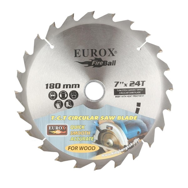 EUROX ใบเลื่อยวงเดือน E 7x24T แบรนด์ EUROX - ฮาร์ดแวร์ ราคา 249 บาท