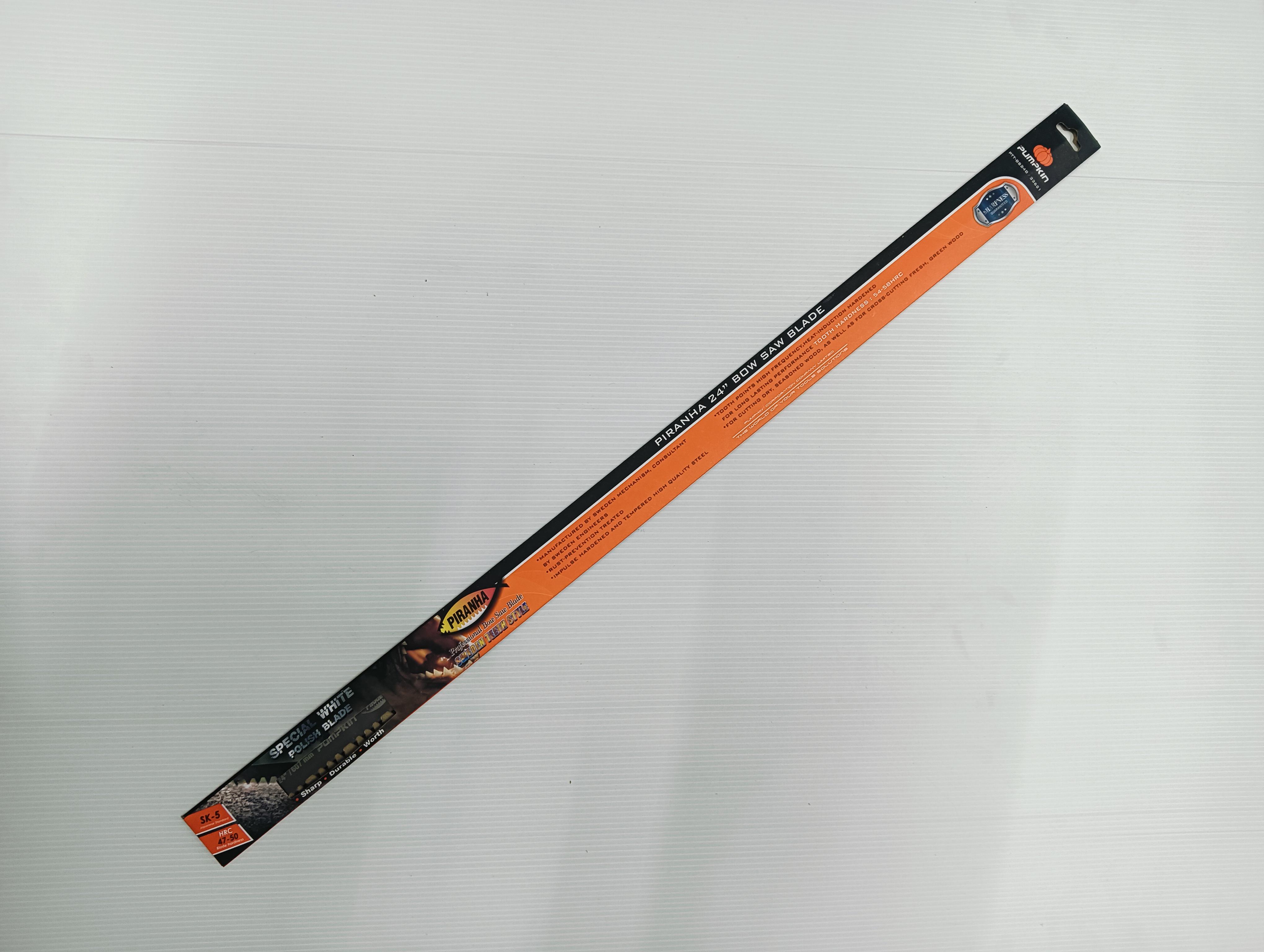 ใบเลื่อยคันธนู 24 PIRANHA PTT-BS24B PUMPKIN แบรนด์ PUMPKIN - ฮาร์ดแวร์ ราคา 70 บาท