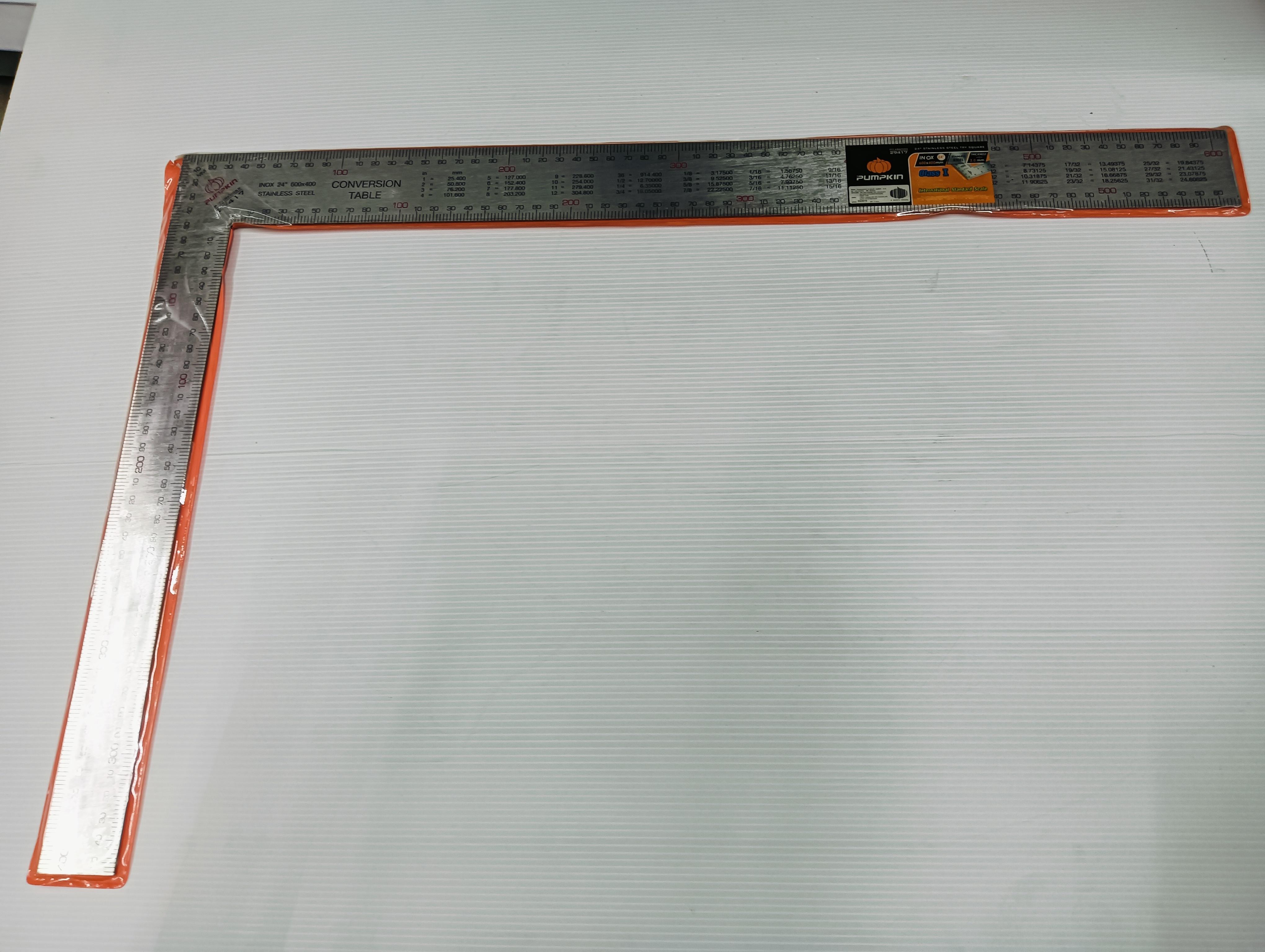 PUMPKINไม้ฉากสแตนเลสINOX24 600x400 PTT-AR600SS แบรนด์ PUMPKIN - ฮาร์ดแวร์ ราคา 419 บาท
