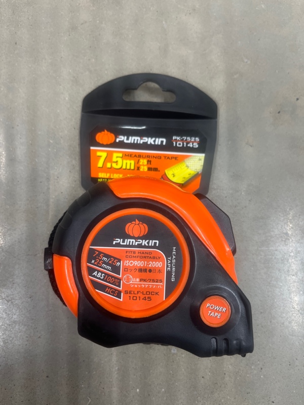 PUMPKIN ตลับเมตร PK-7525 7.5ม.x25มม. แบรนด์ PUMPKIN - ฮาร์ดแวร์ ราคา 239 บาท