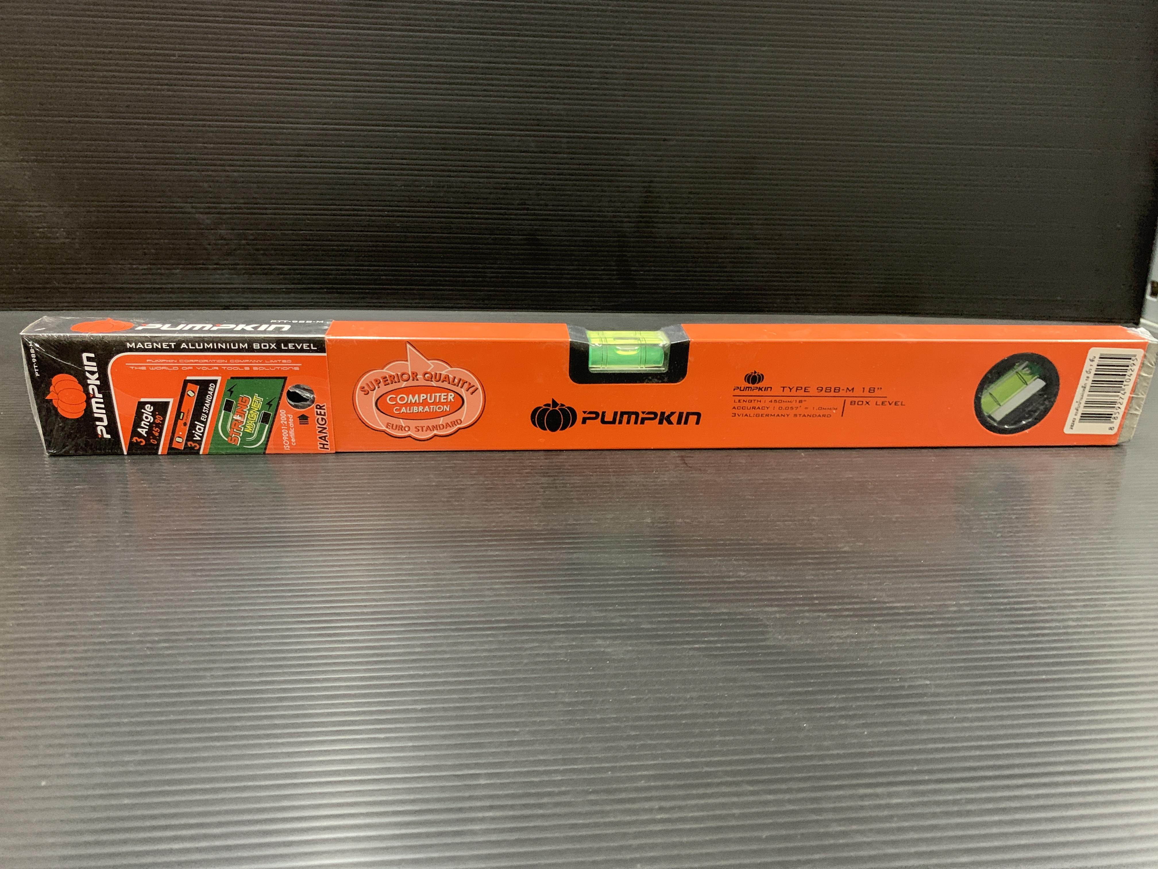 PUMPKIN ระดับน้ำแม่เหล็ก 98B-MT18 18นิ้ว แบรนด์ PUMPKIN - ฮาร์ดแวร์ ราคา 179 บาท