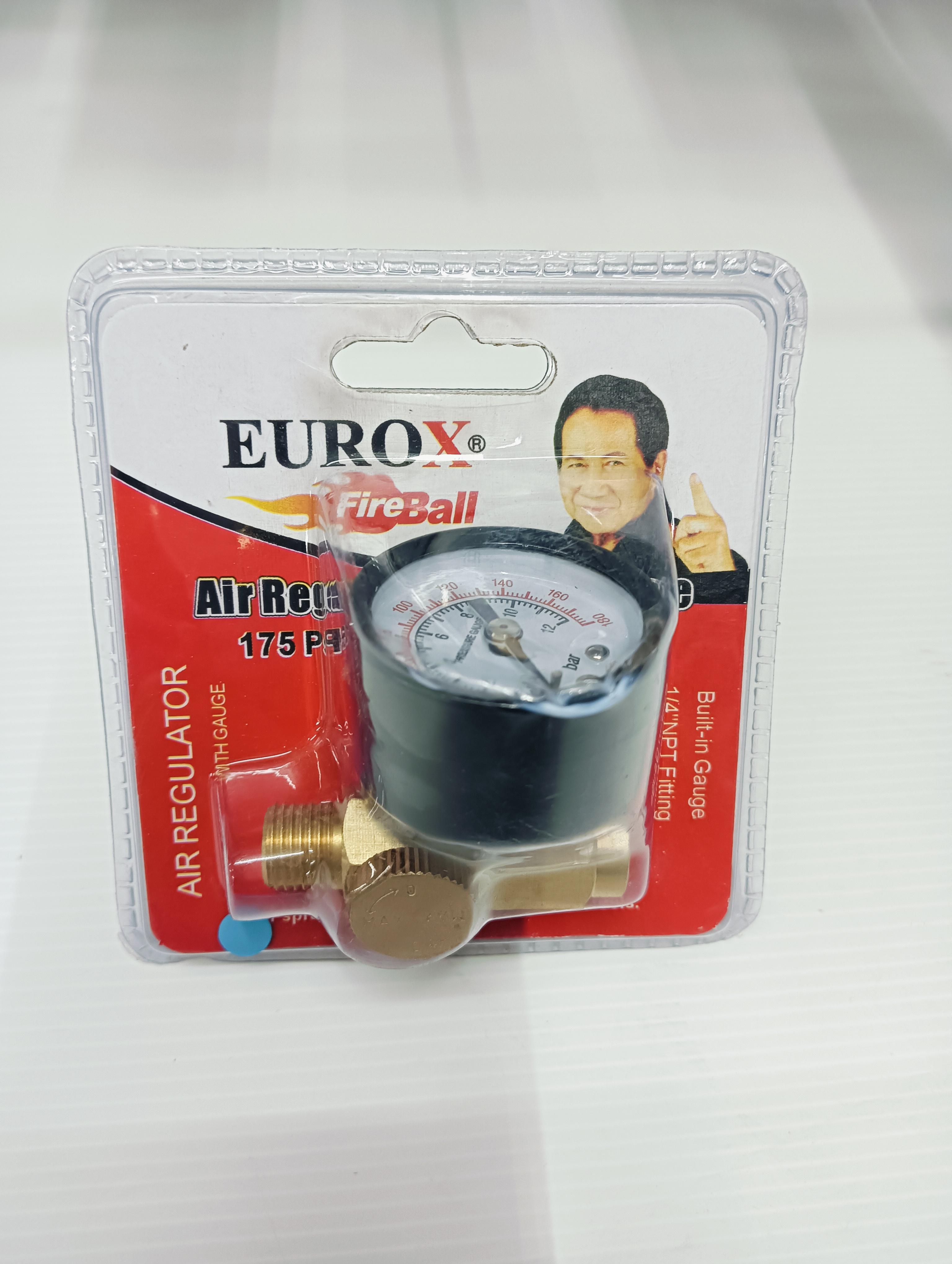 EUROX วาล์วปรับแรงดัน+เกจลม แบรนด์ EUROX - ฮาร์ดแวร์ ราคา 290 บาท