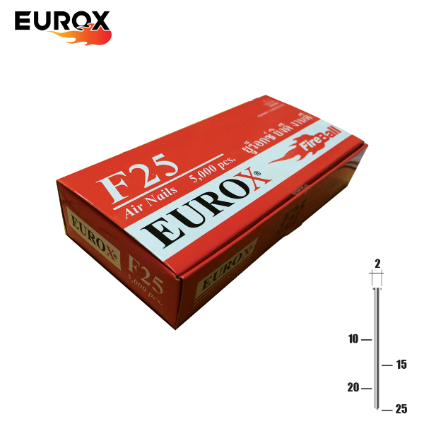 EUROX ตะปูยิงไม้ F25 แบรนด์ EUROX - ฮาร์ดแวร์ ราคา 105 บาท