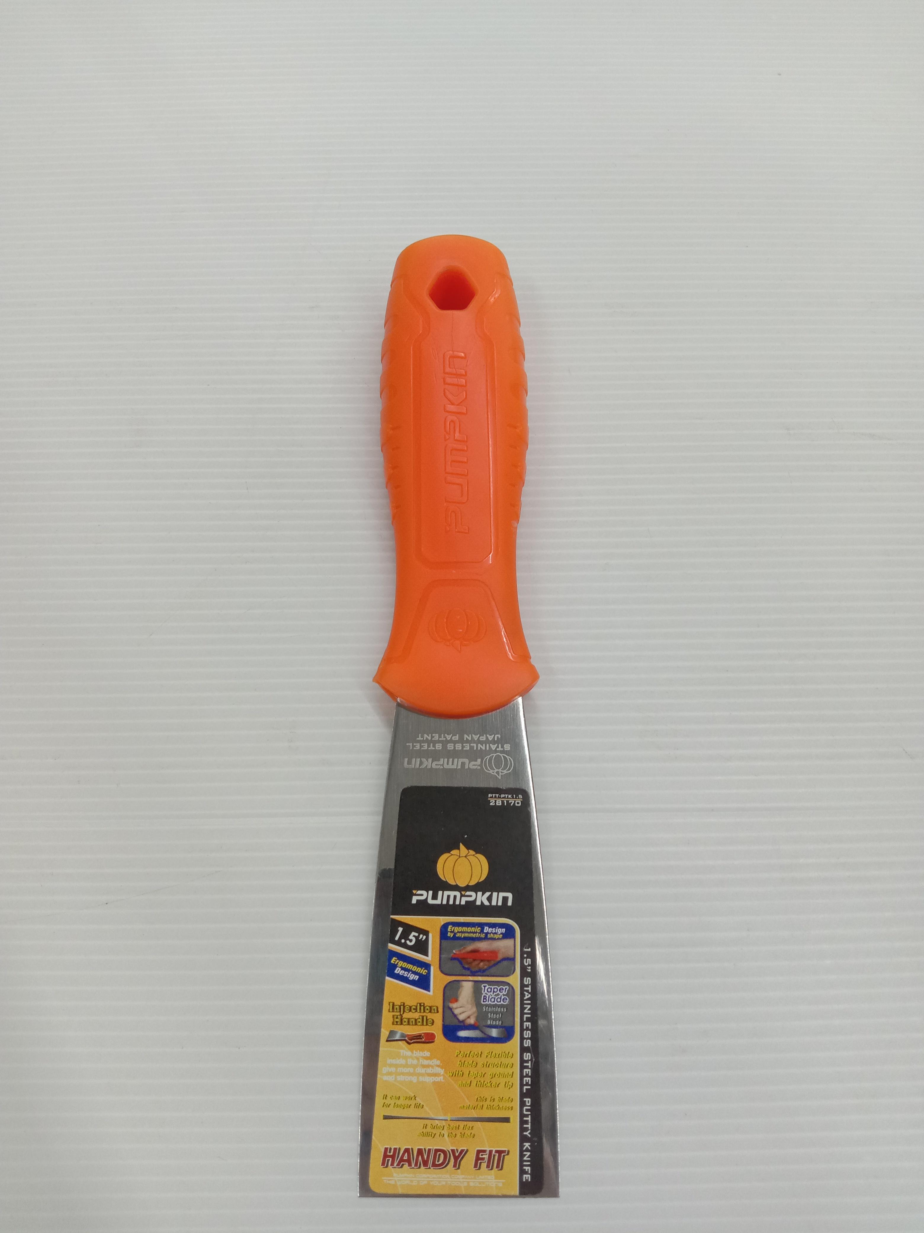 PUMPKIN เกียงโป้วสีสแตนเลสอย่างดี PTT-PTK1.5 แบรนด์ PUMPKIN - ฮาร์ดแวร์ ราคา 58 บาท