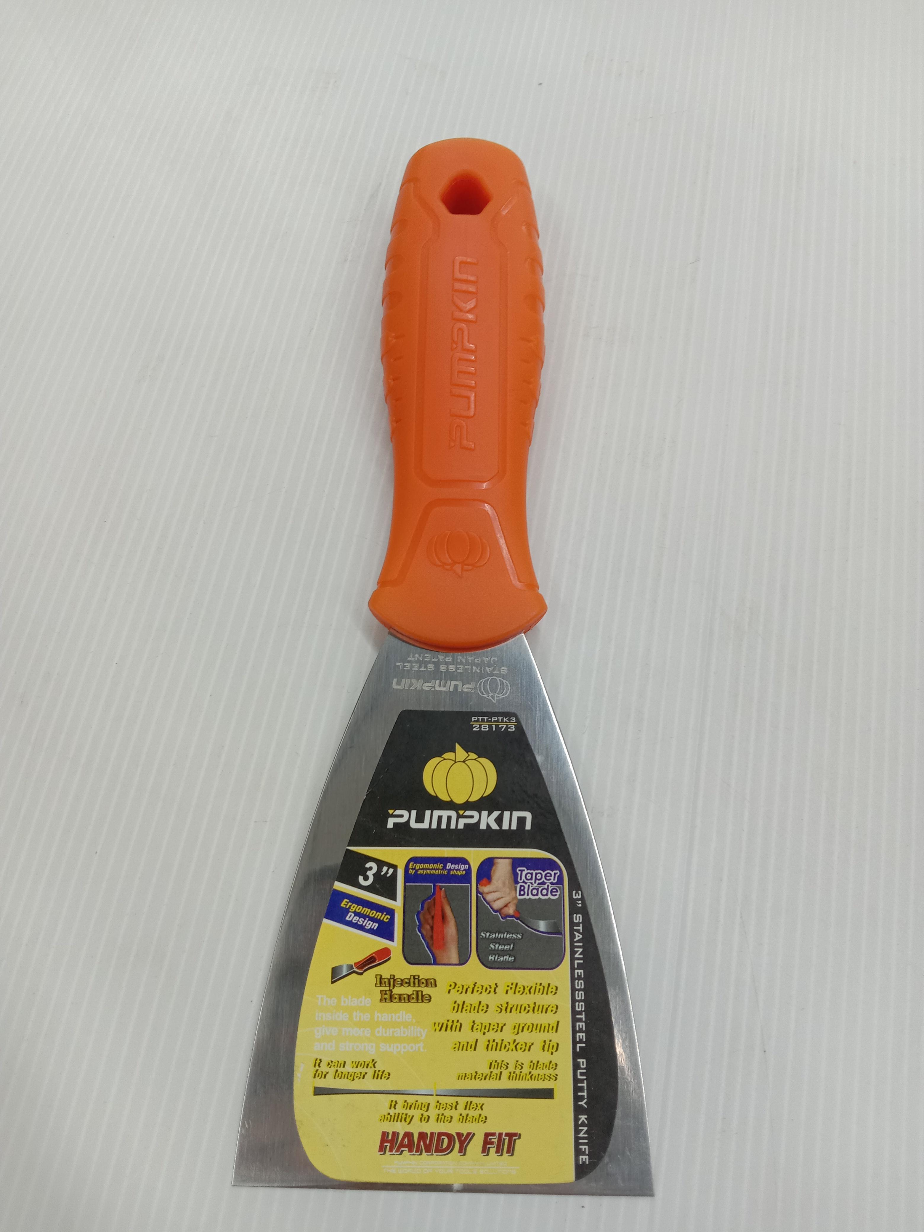 PUMPKIN เกียงโป้วสีสแตนเลสอย่างดี PTT-PTK3 แบรนด์ PUMPKIN - ฮาร์ดแวร์ ราคา 70 บาท
