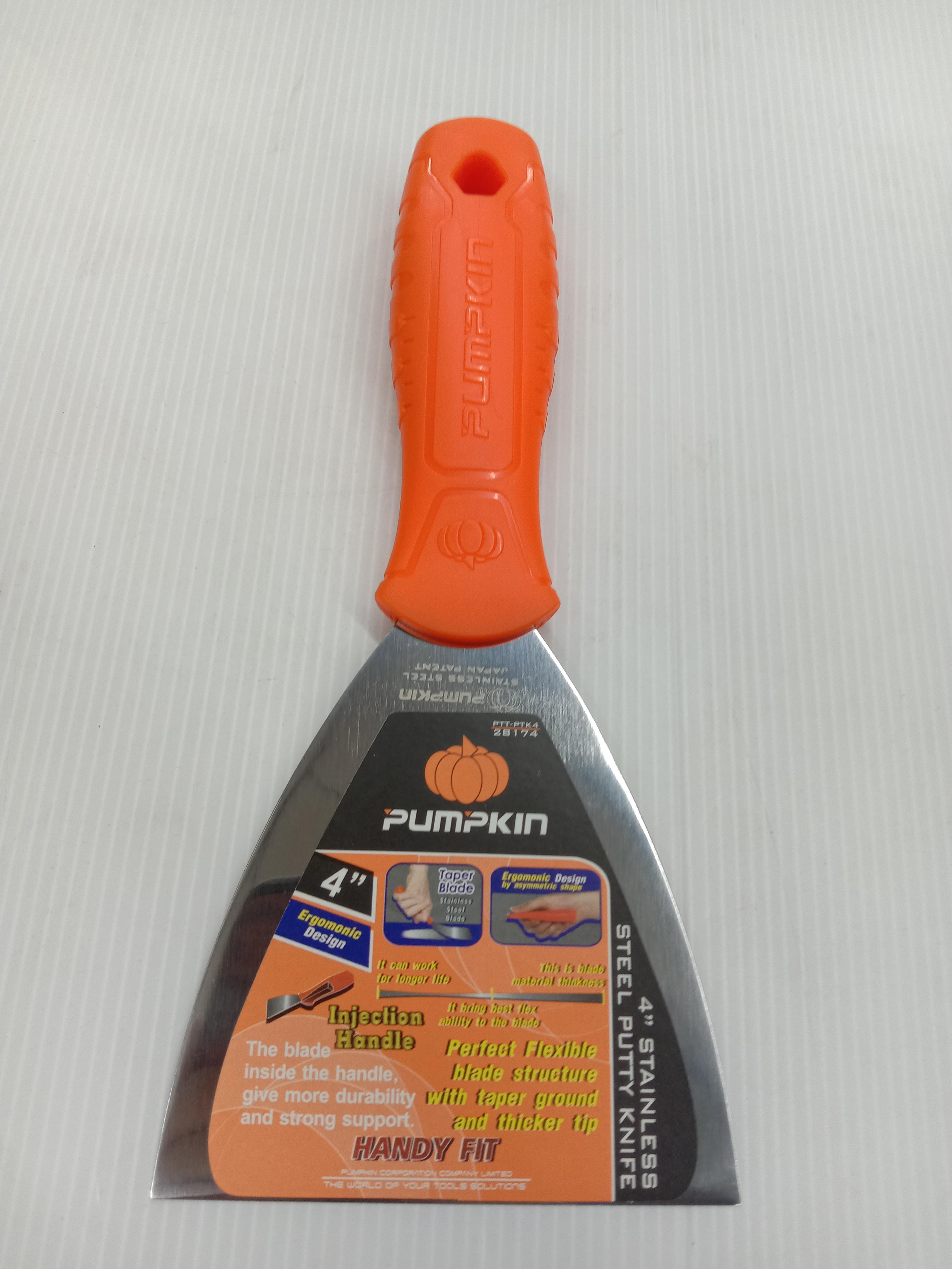 PUMPKIN เกียงโป้วสีสแตนเลสอย่างดี PTT-PTK4 แบรนด์ PUMPKIN - ฮาร์ดแวร์ ราคา 85 บาท