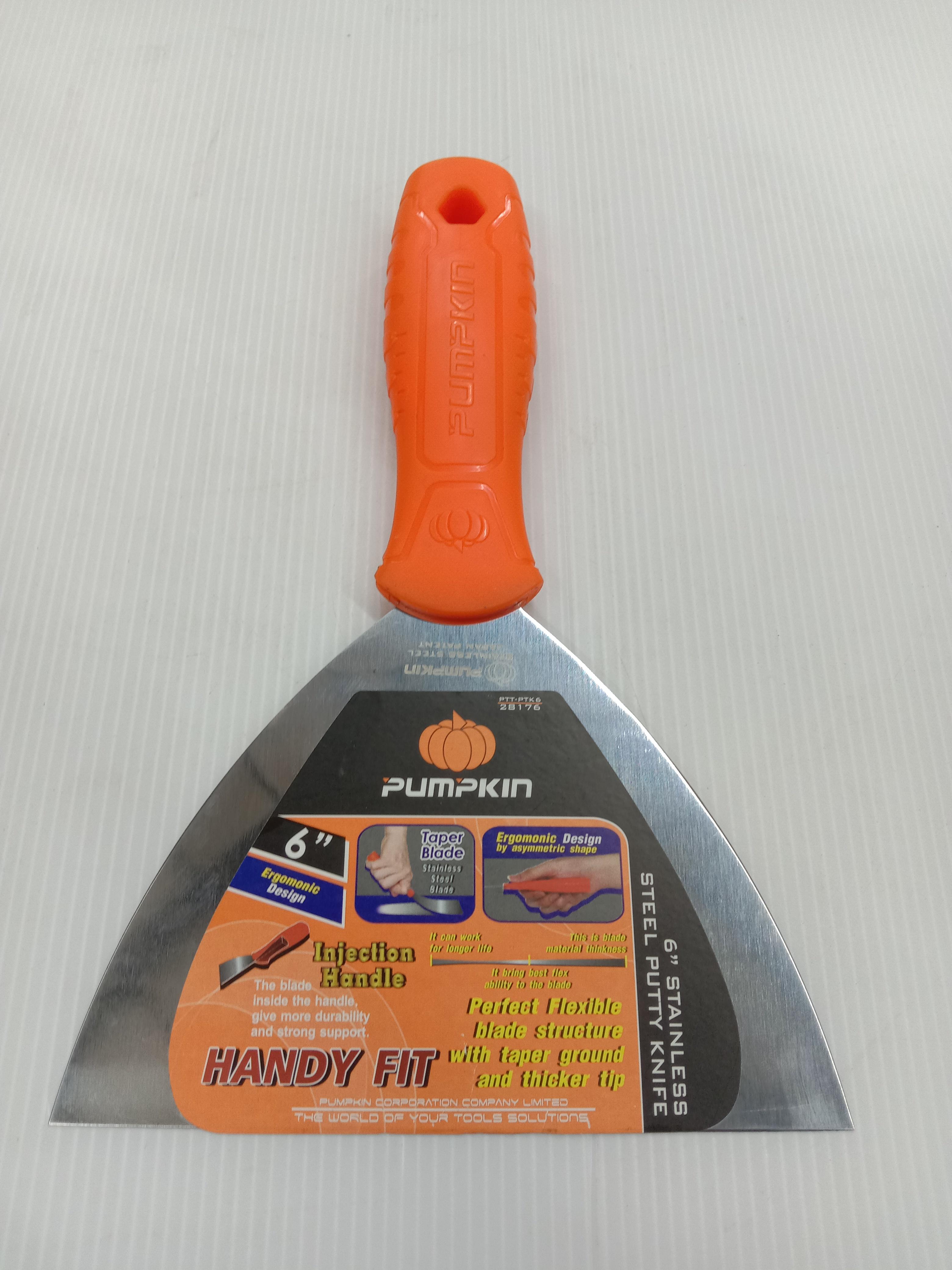 PUMPKIN เกียงโป้วสีสแตนเลสอย่างดี PTT-PTK6 แบรนด์ PUMPKIN - ฮาร์ดแวร์ ราคา 100 บาท