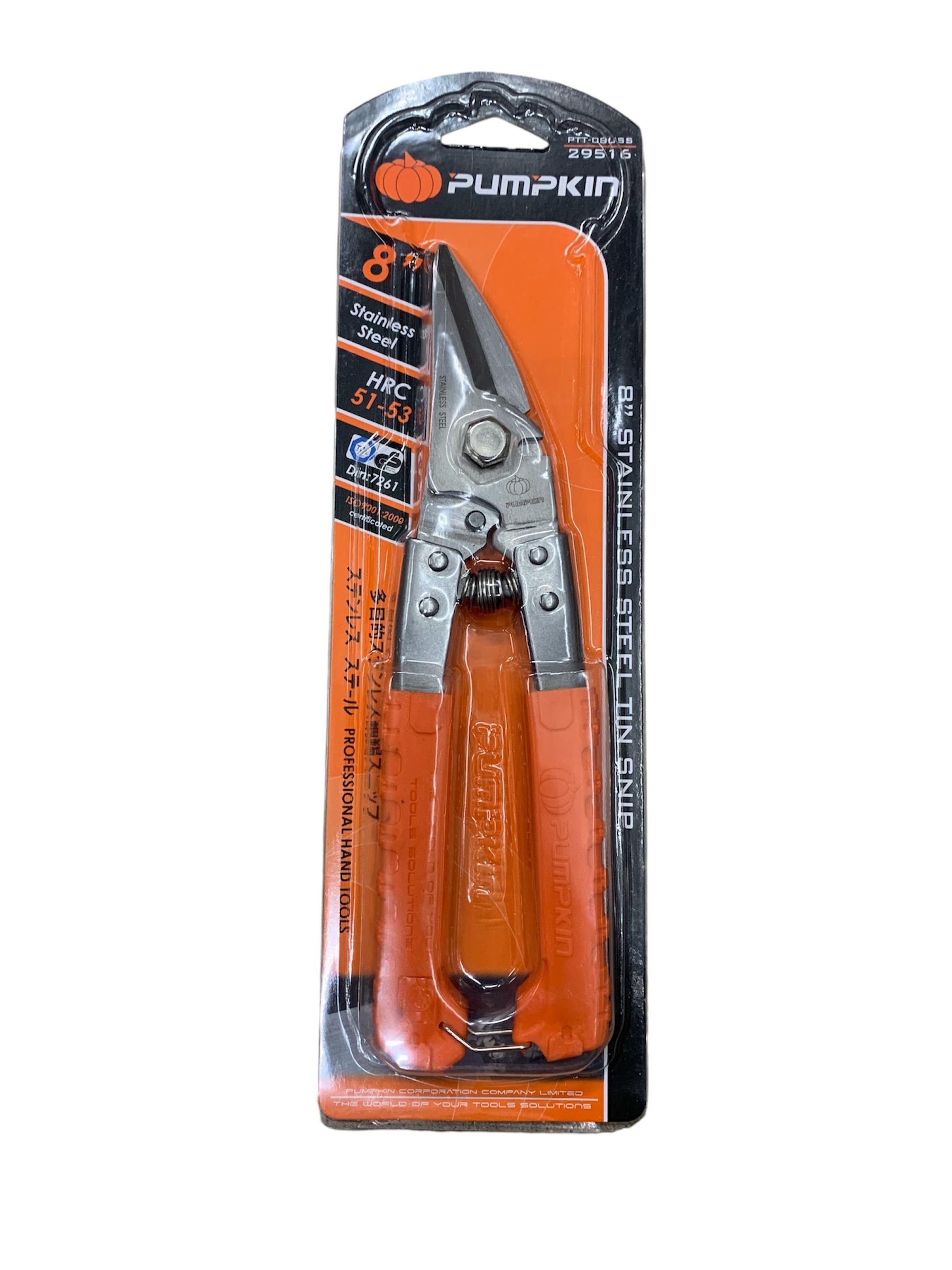 PUMPKIN กรรไกรตัดเหล็กอเนกประสงค์ สแตนเลส PTT-08USS แบรนด์ PUMPKIN - ฮาร์ดแวร์ ราคา 135 บาท