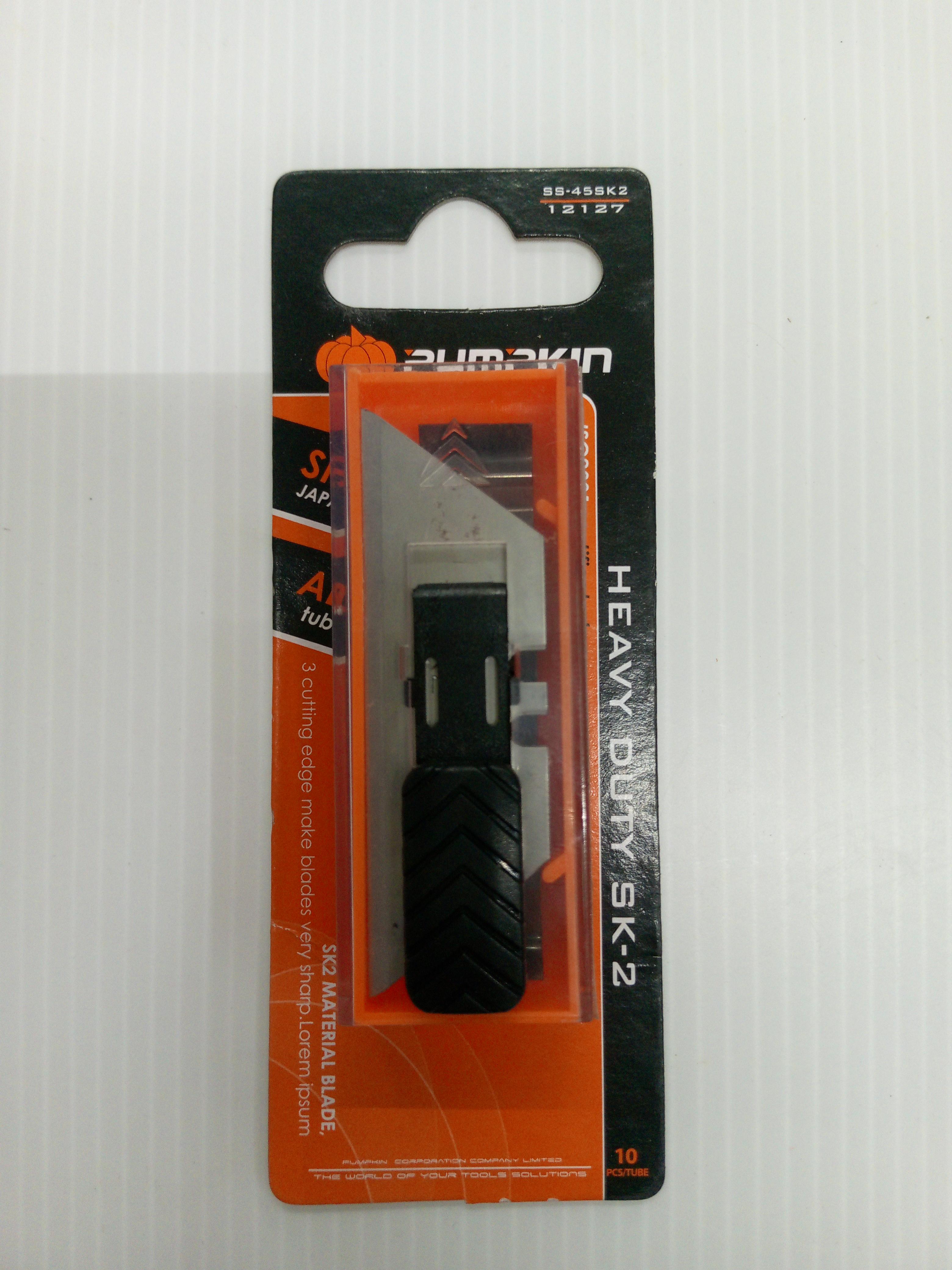 PUMPKIN ใบมีดเลเซอร์ HEAVY DUTY SK-2 SS-45SK2 (10ใบ) แบรนด์ PUMPKIN - ฮาร์ดแวร์ ราคา 75 บาท