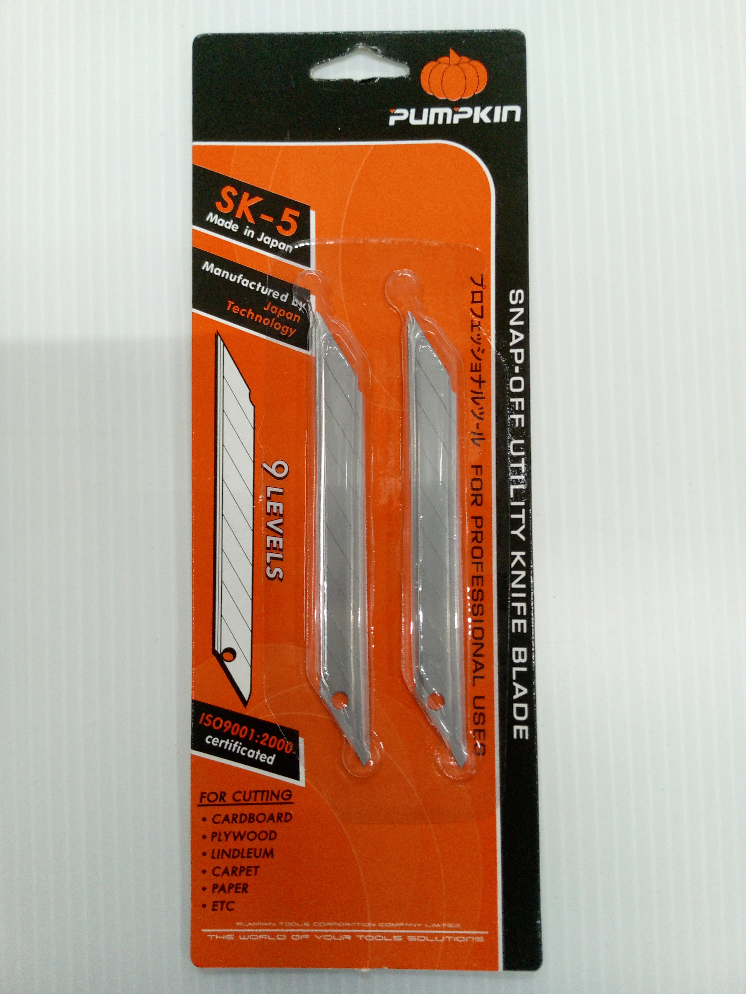 ใบมีดคัตเตอร์เล็ก 30 องศา ฟักทอง R-105S/30 (4ใบ) PUMPKIN แบรนด์ PUMPKIN - ฮาร์ดแวร์ ราคา 15 บาท