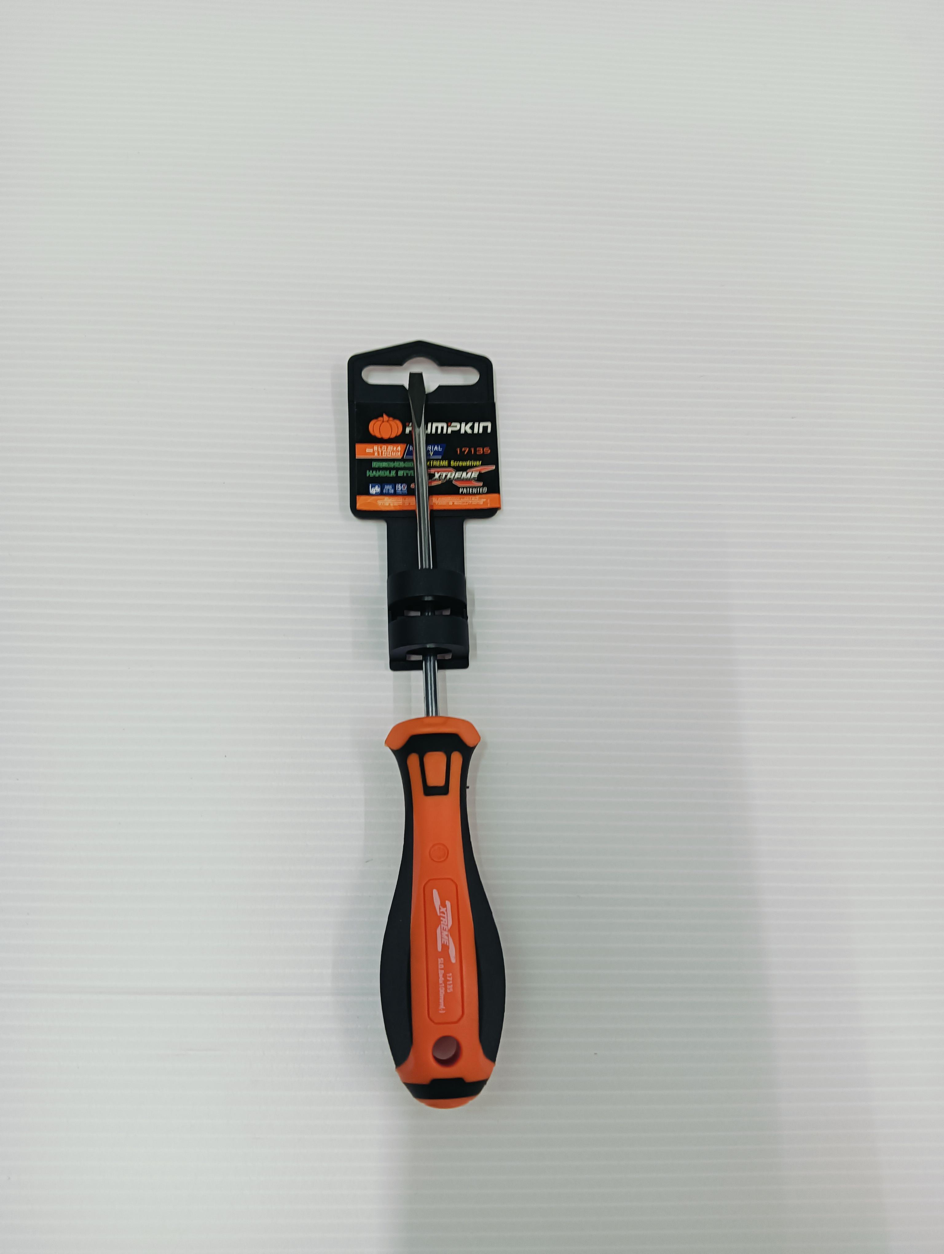 PUMPKIN ไขควงด้ามยาง รุ่น XTREME SL0.6x4x100mm(-) แบรนด์ PUMPKIN - ฮาร์ดแวร์ ราคา 45 บาท