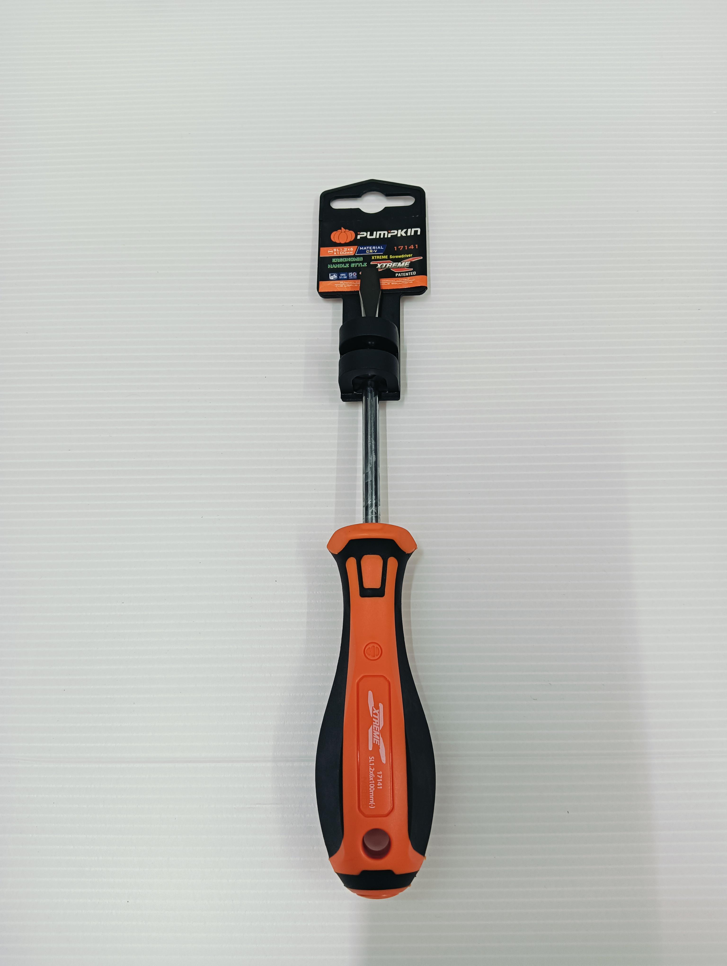 PUMPKIN ไขควงด้ามยาง รุ่น XTREME SL1.0x6x100mm(-) แบรนด์ PUMPKIN - ฮาร์ดแวร์ ราคา 59 บาท
