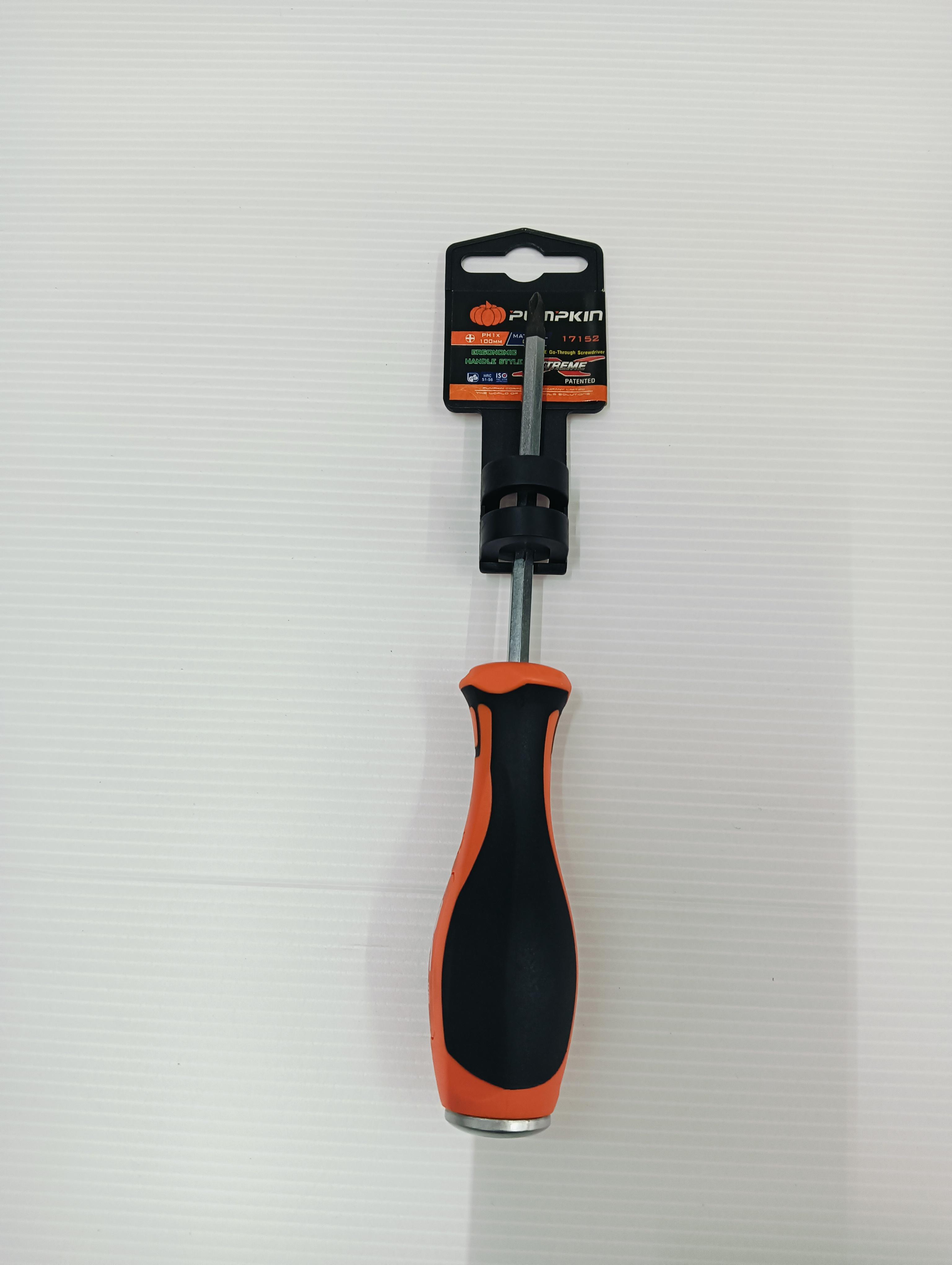 PUMPKIN ไขควงหัวทะลุ รุ่น XTREME PH1x100mm(+) แบรนด์ PUMPKIN - ฮาร์ดแวร์ ราคา 85 บาท