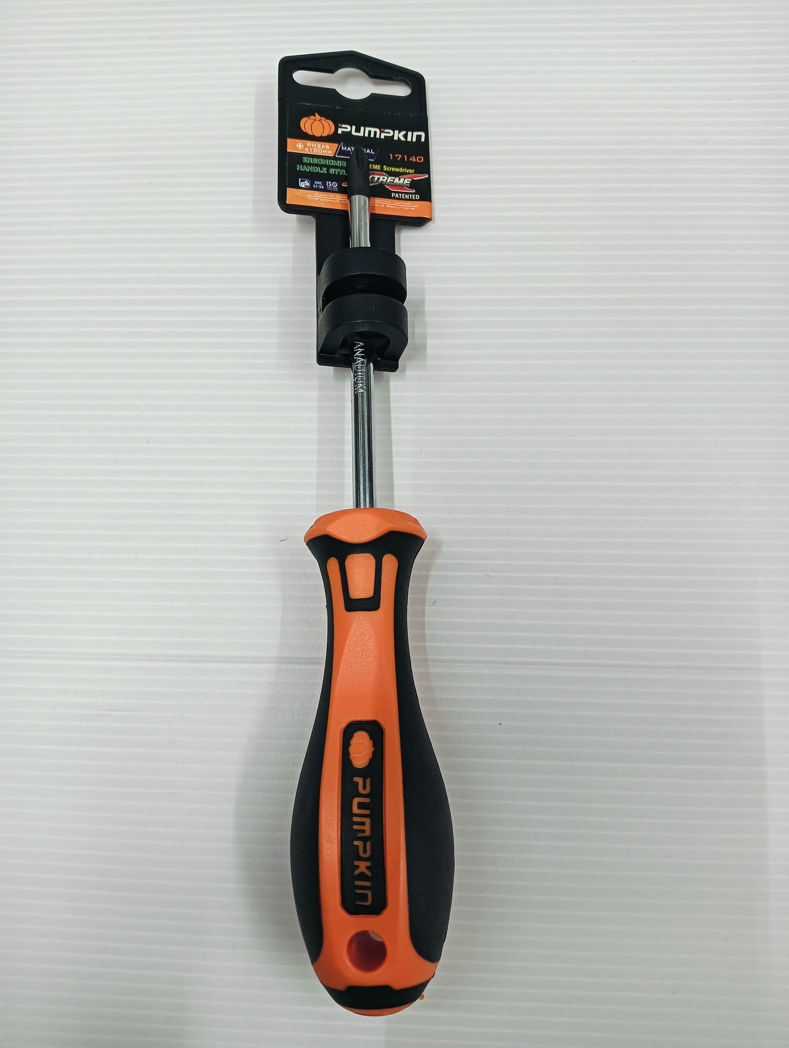 PUMPKIN ไขควงหัวทะลุ รุ่น XTREME SL6.5x100mm(-) แบรนด์ PUMPKIN - ฮาร์ดแวร์ ราคา 99 บาท