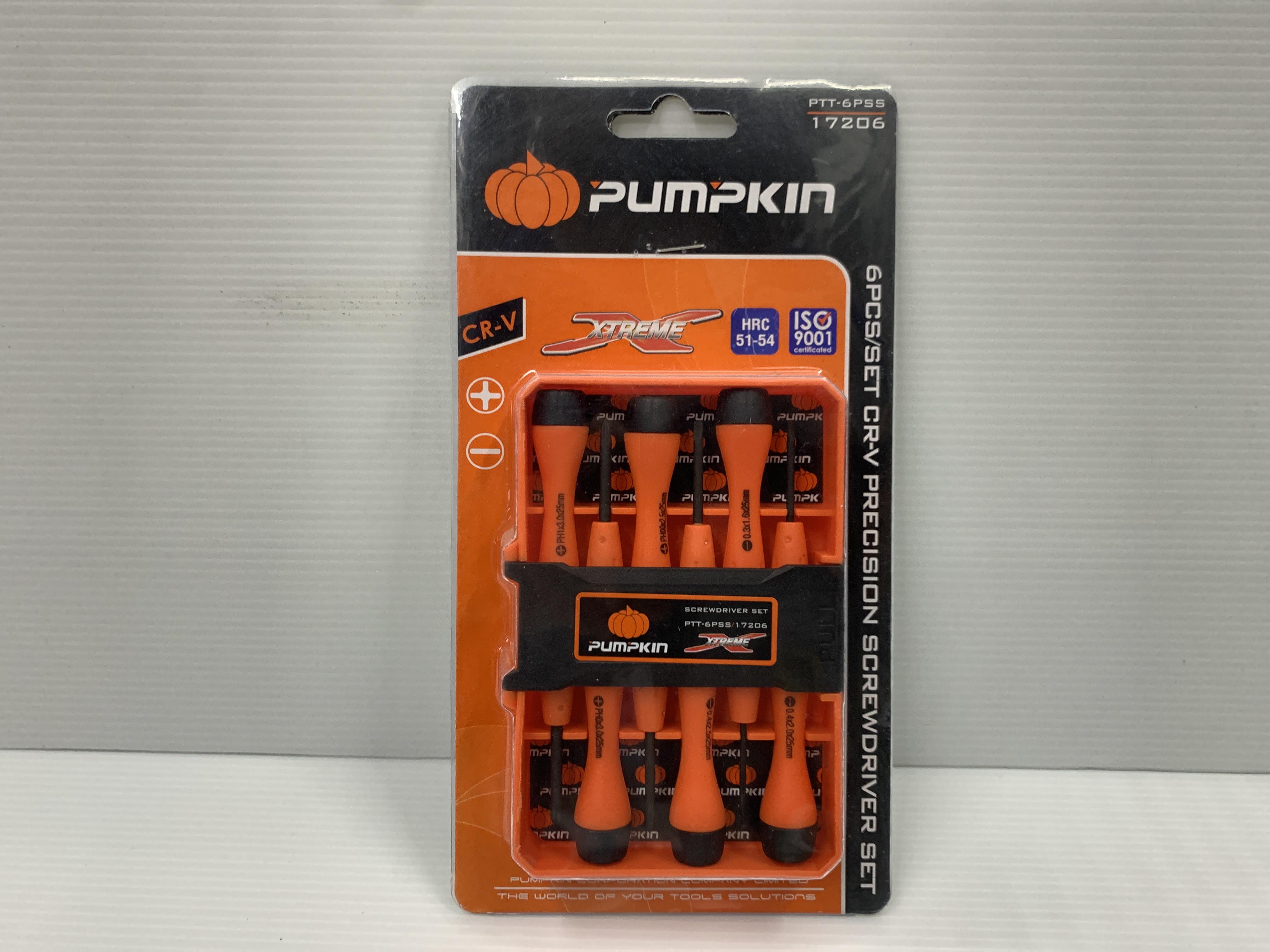 PUMPKIN ชุดไขควงจิ๋วMini CR-V 6ตัว/ชุด PTT-6PSS แบรนด์ PUMPKIN - ฮาร์ดแวร์ ราคา 145 บาท