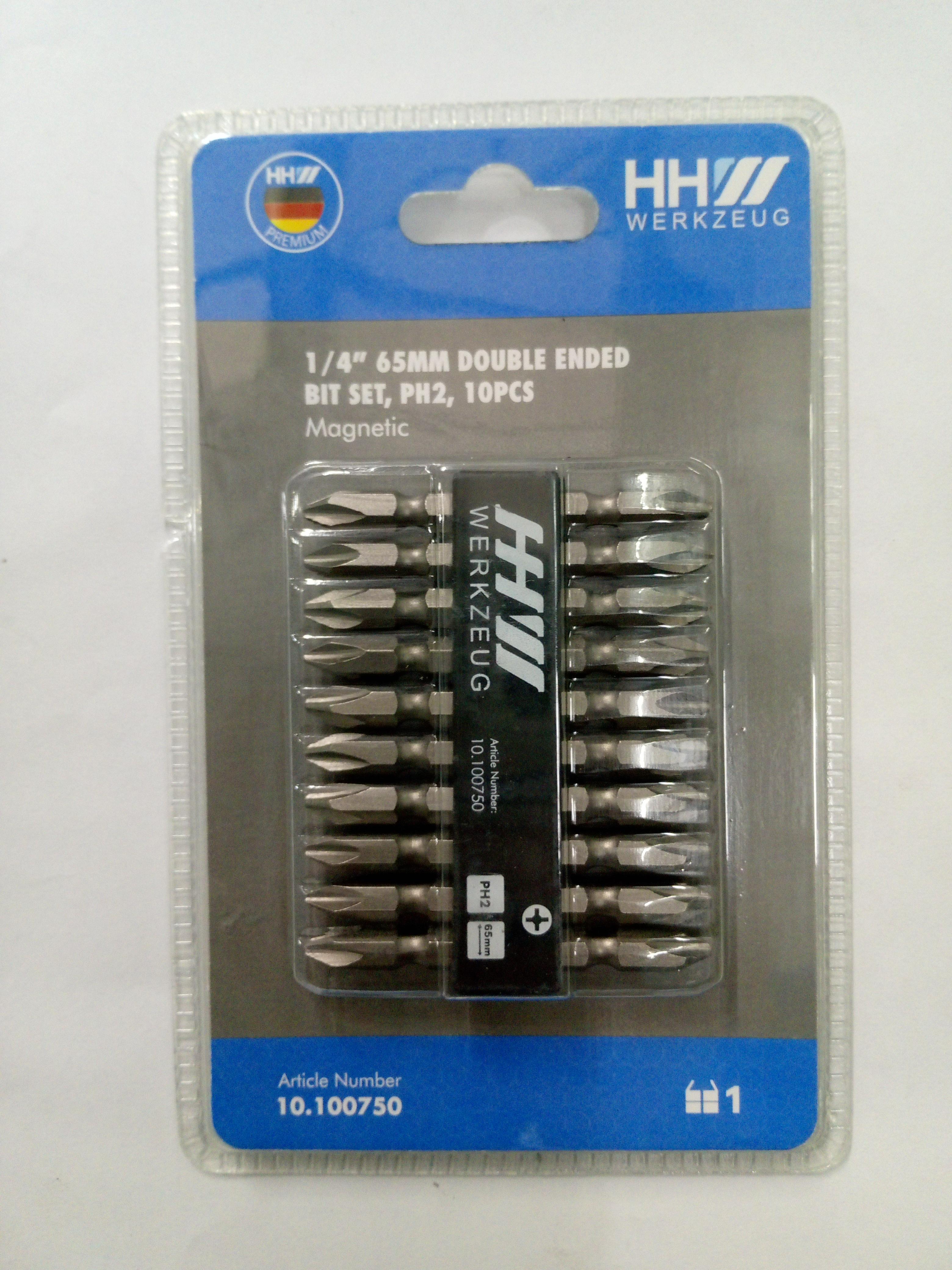 HHW ชุดไขควง65มม. PH2 BH 10ชิ้น แบรนด์ HHW - ฮาร์ดแวร์ ราคา 219 บาท