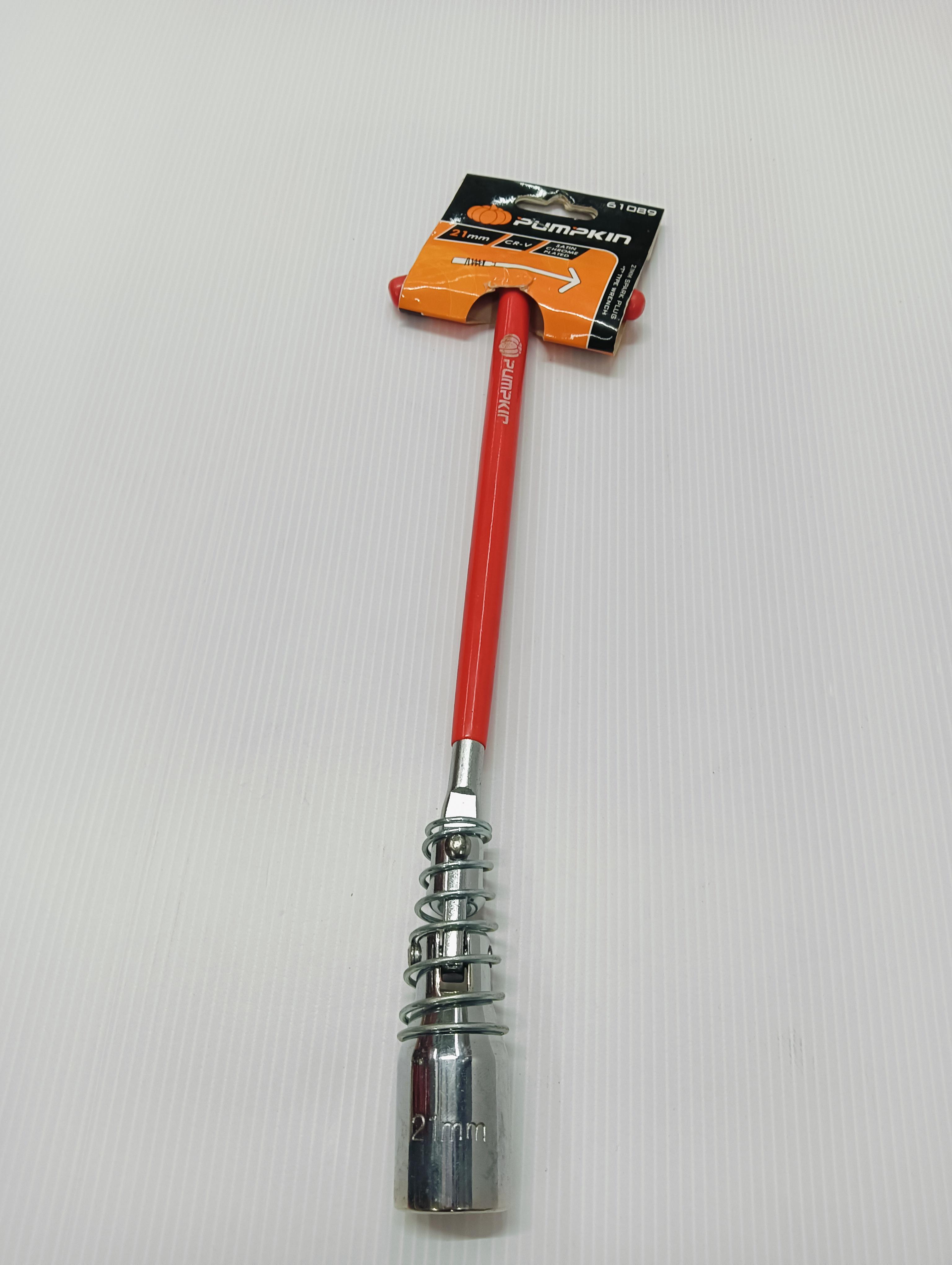 PUMPKIN ขันบ็อกซ์หัวเทียนด้ามตัวT หุ้มPVC Cr-V 21mm แบรนด์ PUMPKIN - ฮาร์ดแวร์ ราคา 155 บาท