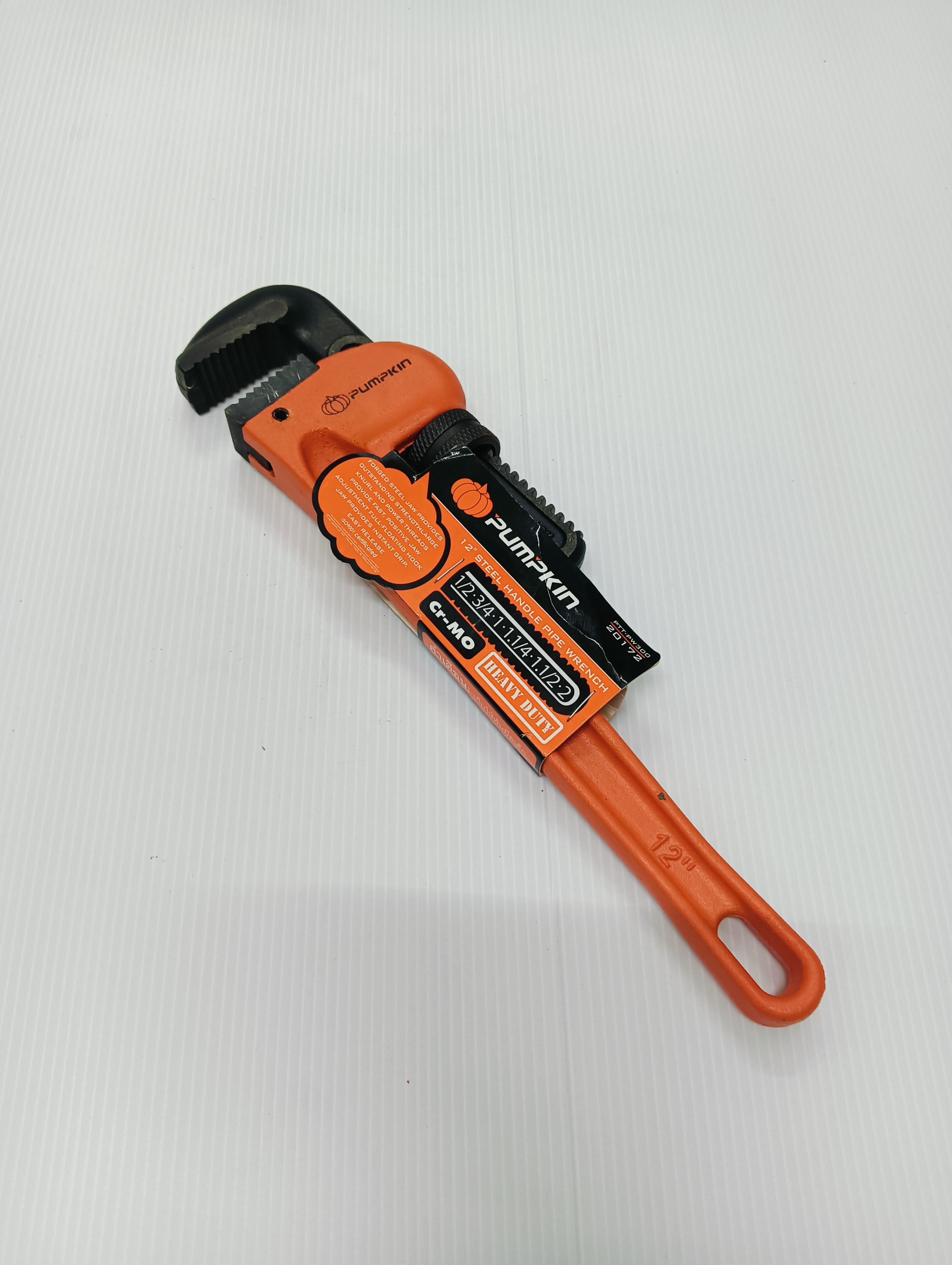 PUMPKIN ประแจจับแป็ปขาเดี่ยวCR-MO 12 HEAVY DUTY PTT-PW300 แบรนด์ PUMPKIN - ฮาร์ดแวร์ ราคา 299 บาท