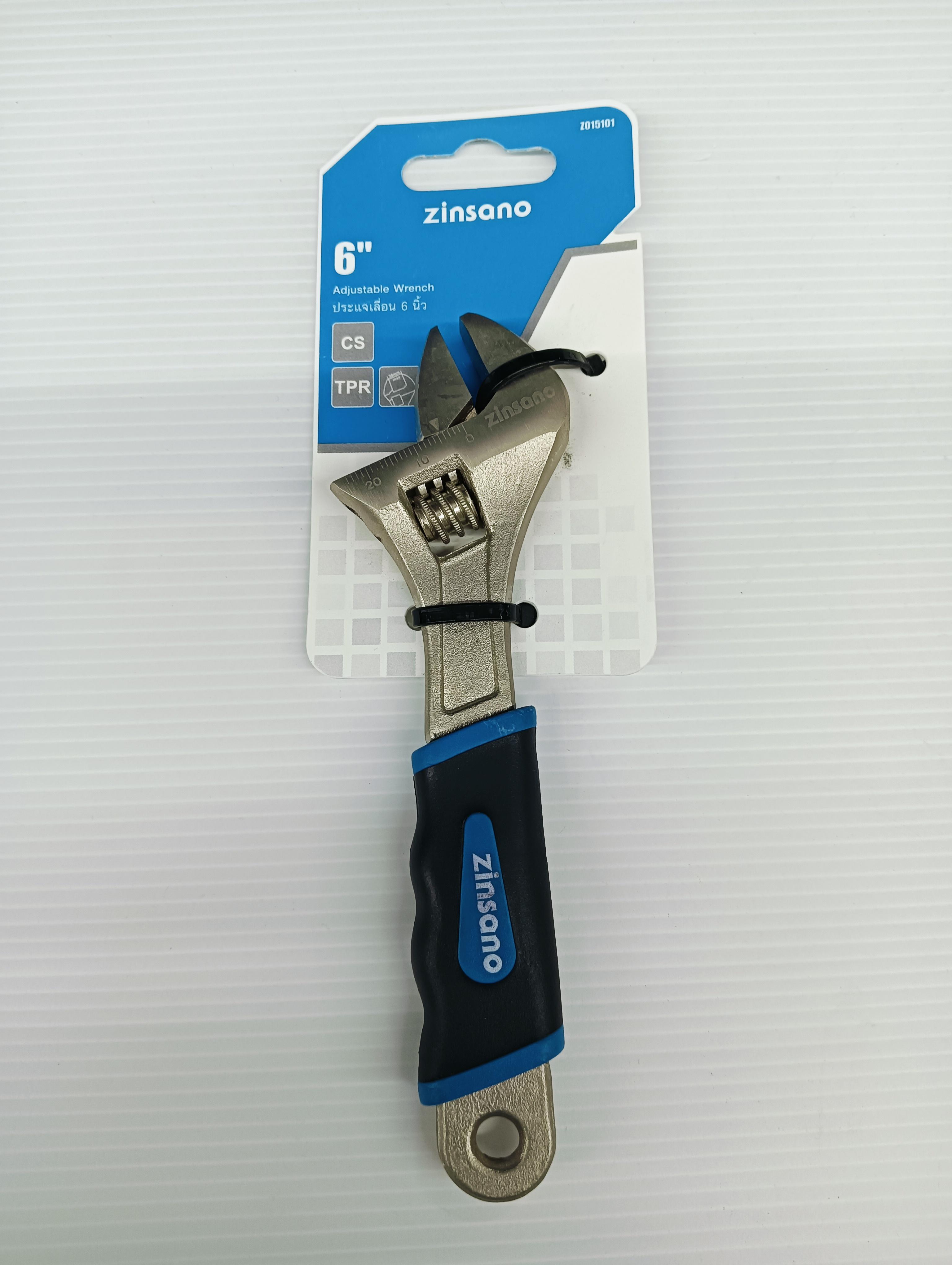 ZINSANO ประแจเลื่อน 6 นิ้ว Z015101 แบรนด์ ZINSANO สินสงวน - ฮาร์ดแวร์ ราคา 120 บาท