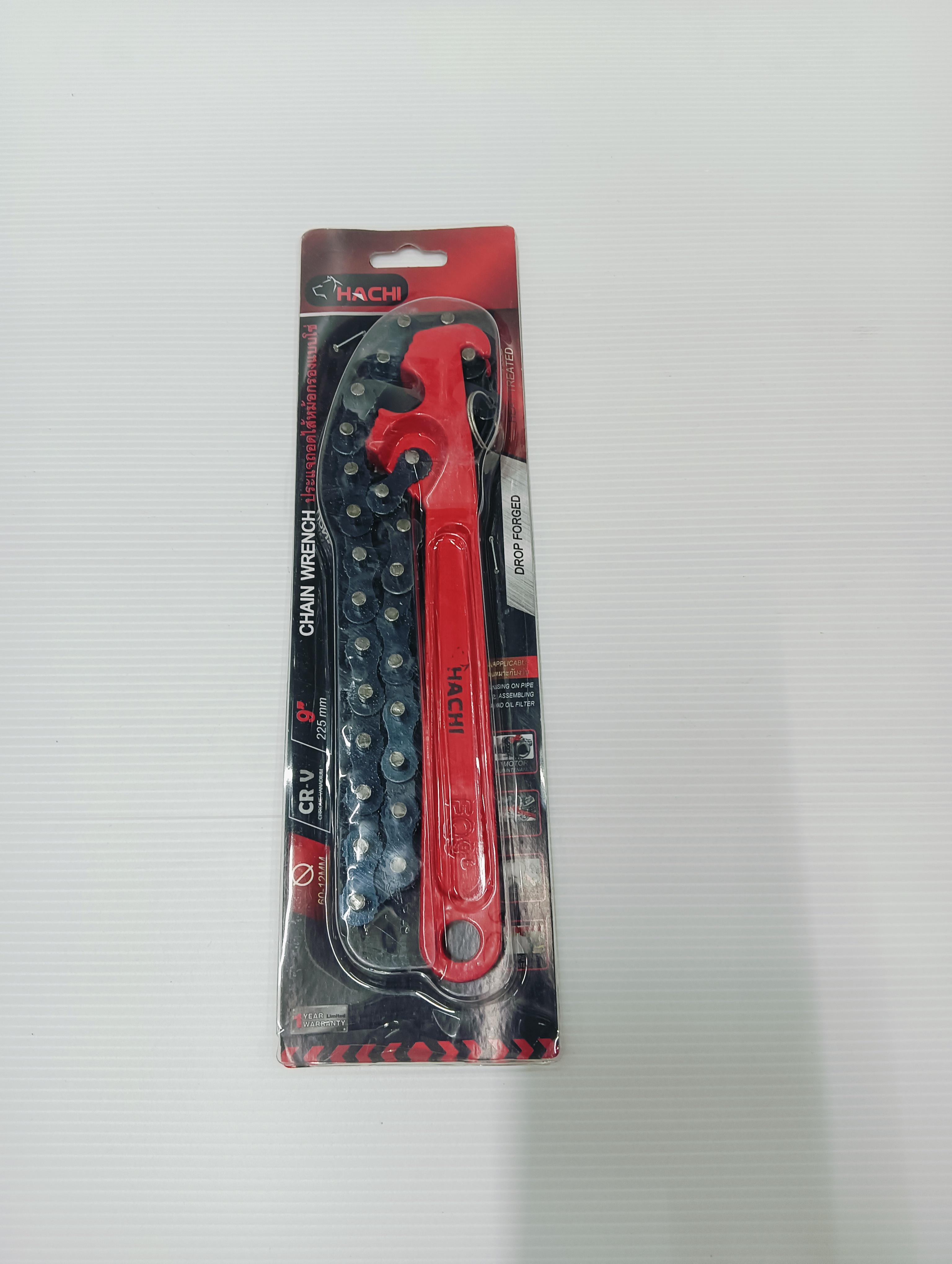 HACHI ประแจถอดไส้หม้อกรองแบบโซ่ 9นิ้ว แบรนด์ พันช่าง - ฮาร์ดแวร์ ราคา 195 บาท