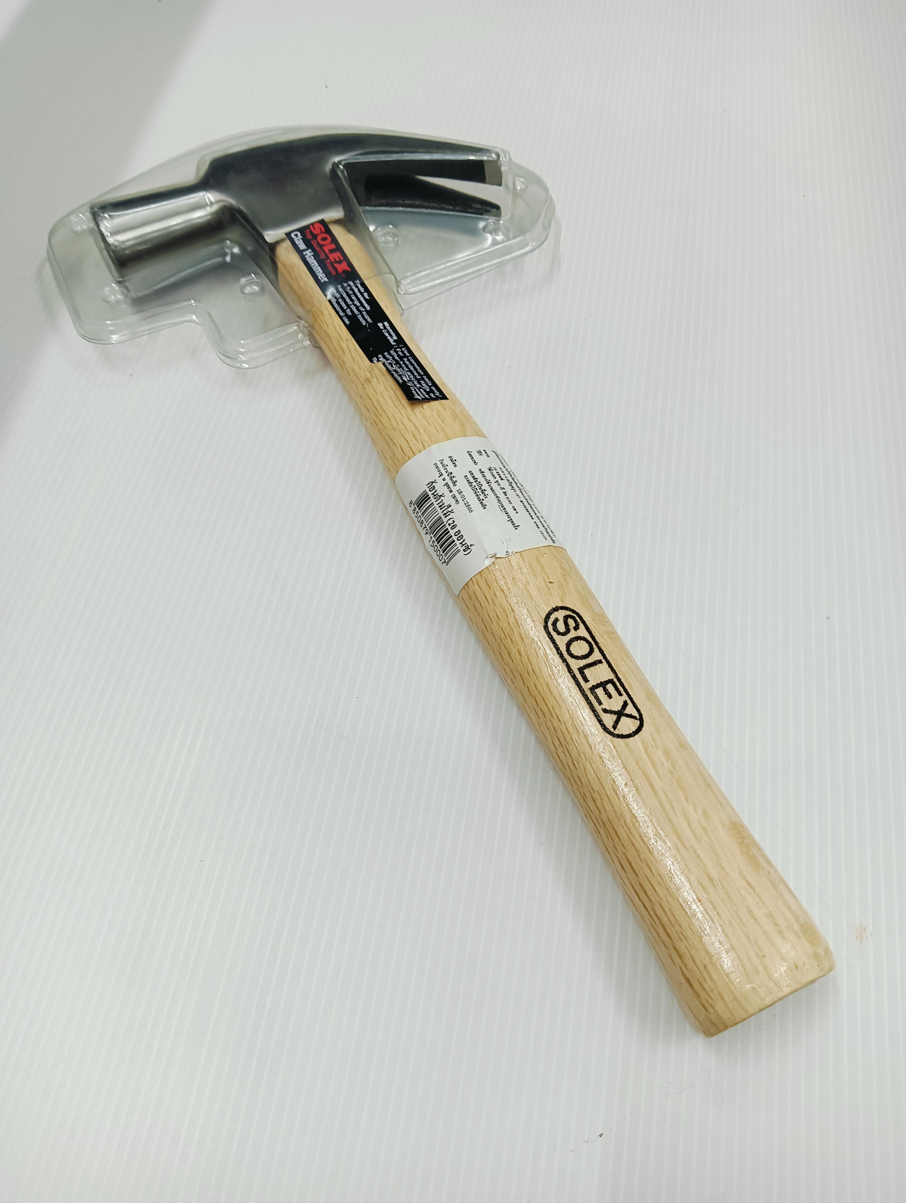 SOLEX ฆ้อนด้ามไม้ 20ออนซ์ แบรนด์ SOLEX - ฮาร์ดแวร์ ราคา 240 บาท