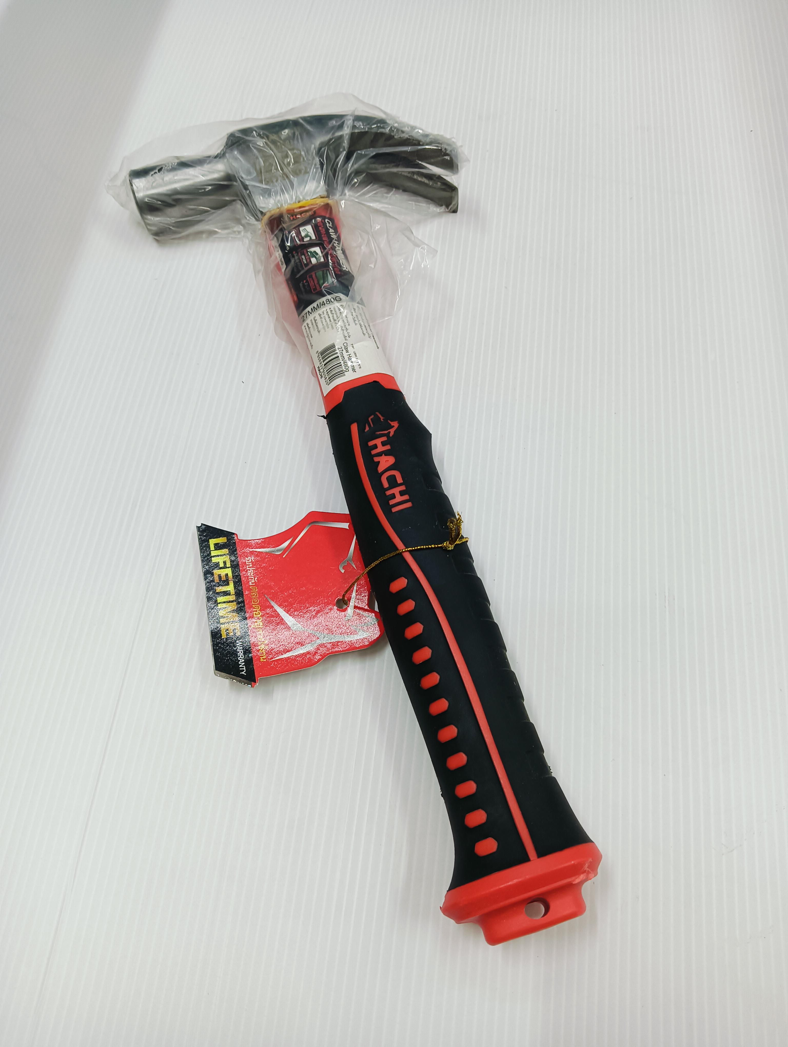 HACHI ค้อนหงอนด้ามไฟเบอร์(ยูโร) 450 กรัม แบรนด์ พันช่าง - ฮาร์ดแวร์ ราคา 229 บาท