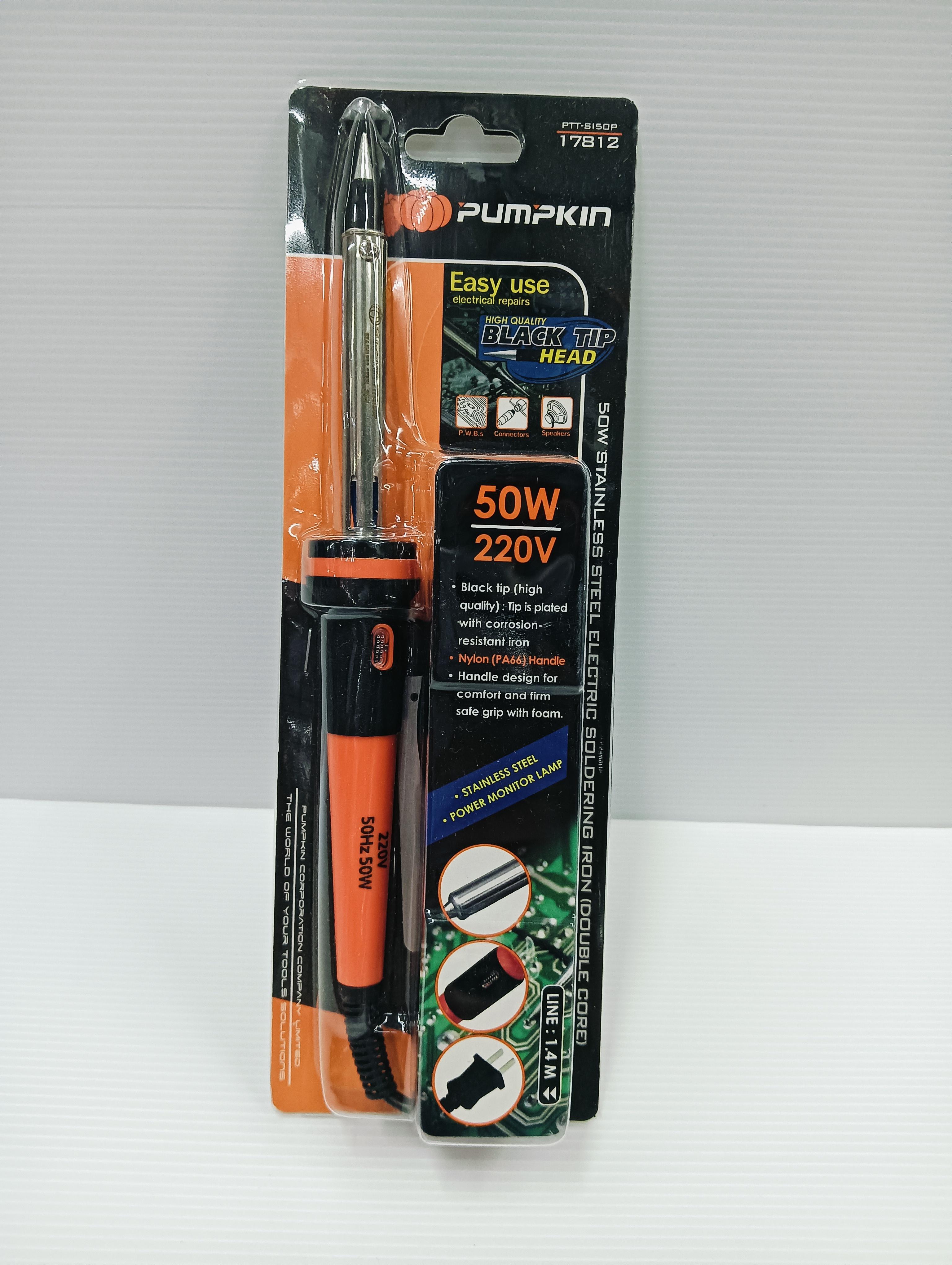 PUMPKIN หัวแร้งบัดกรีแบบปากกา 50W PTT-SI50P แบรนด์ PUMPKIN - ฮาร์ดแวร์ ราคา 169 บาท
