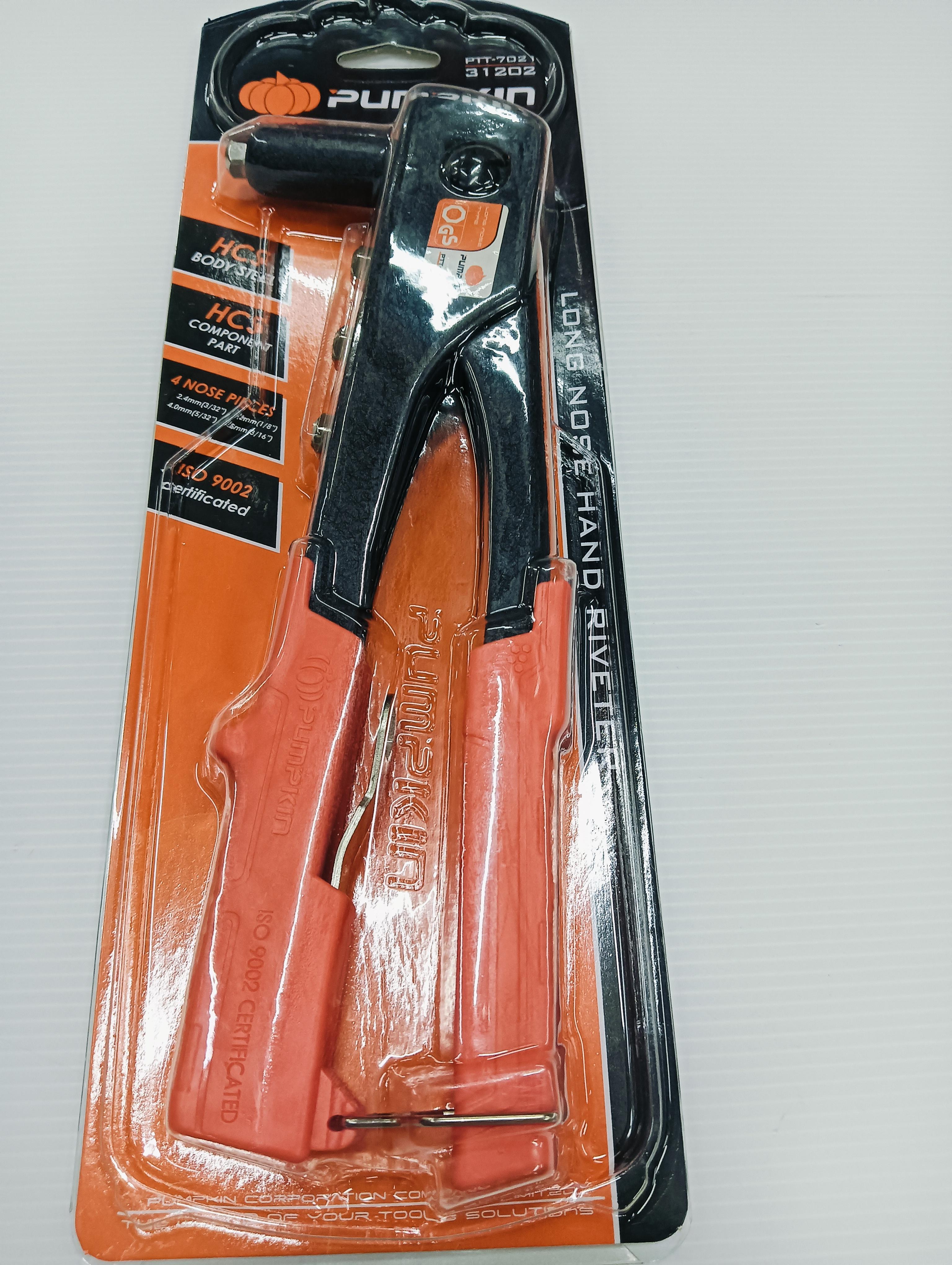 PUMPKIN คีมย้ำ PTT-7021 รุ่นสุดประหยัด แบรนด์ PUMPKIN - ฮาร์ดแวร์ ราคา 170 บาท