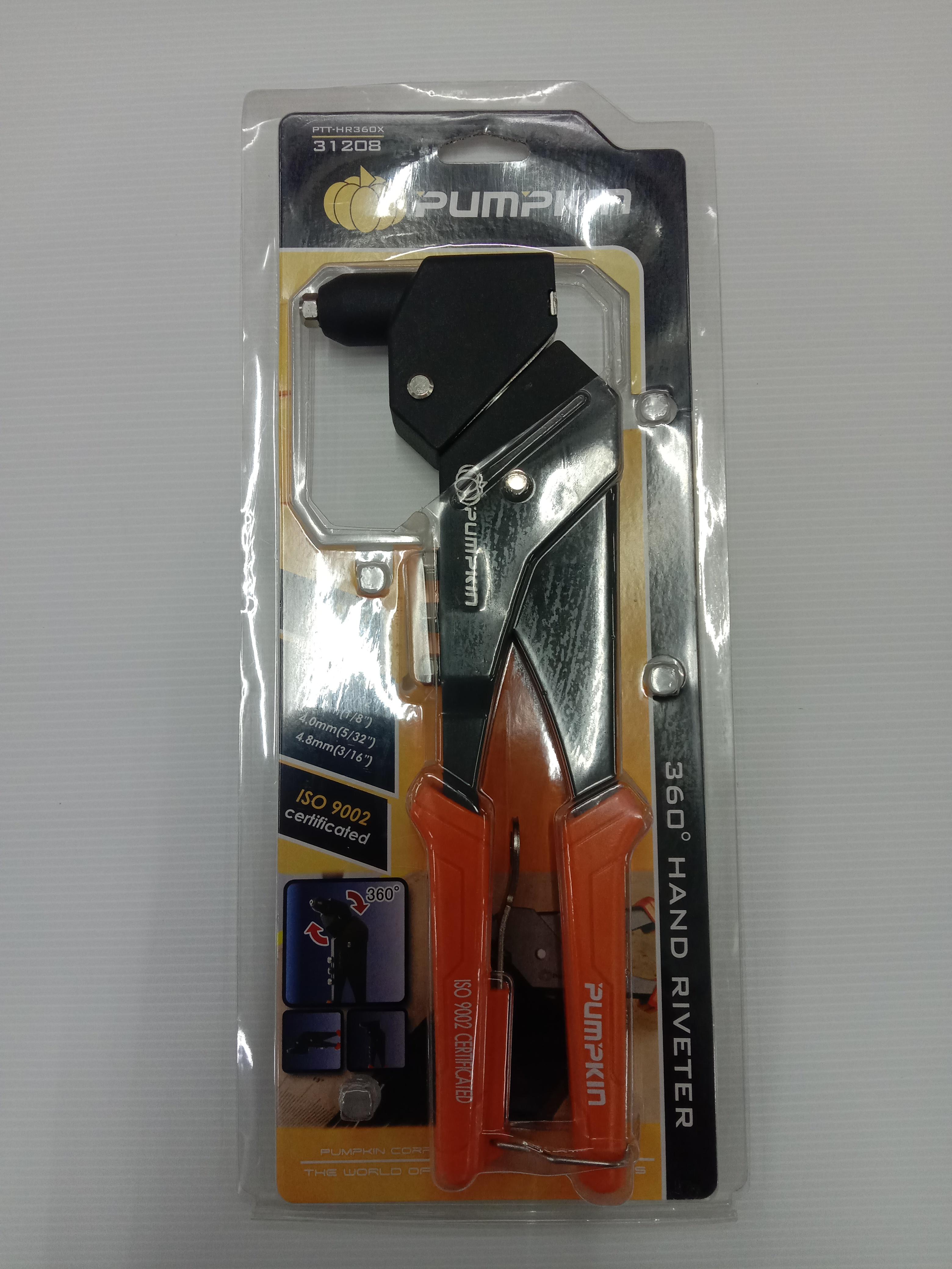 PUMPKIN คีมย้ำปรับหัว360องศา PTT-HR360X แบรนด์ PUMPKIN - ฮาร์ดแวร์ ราคา 439 บาท