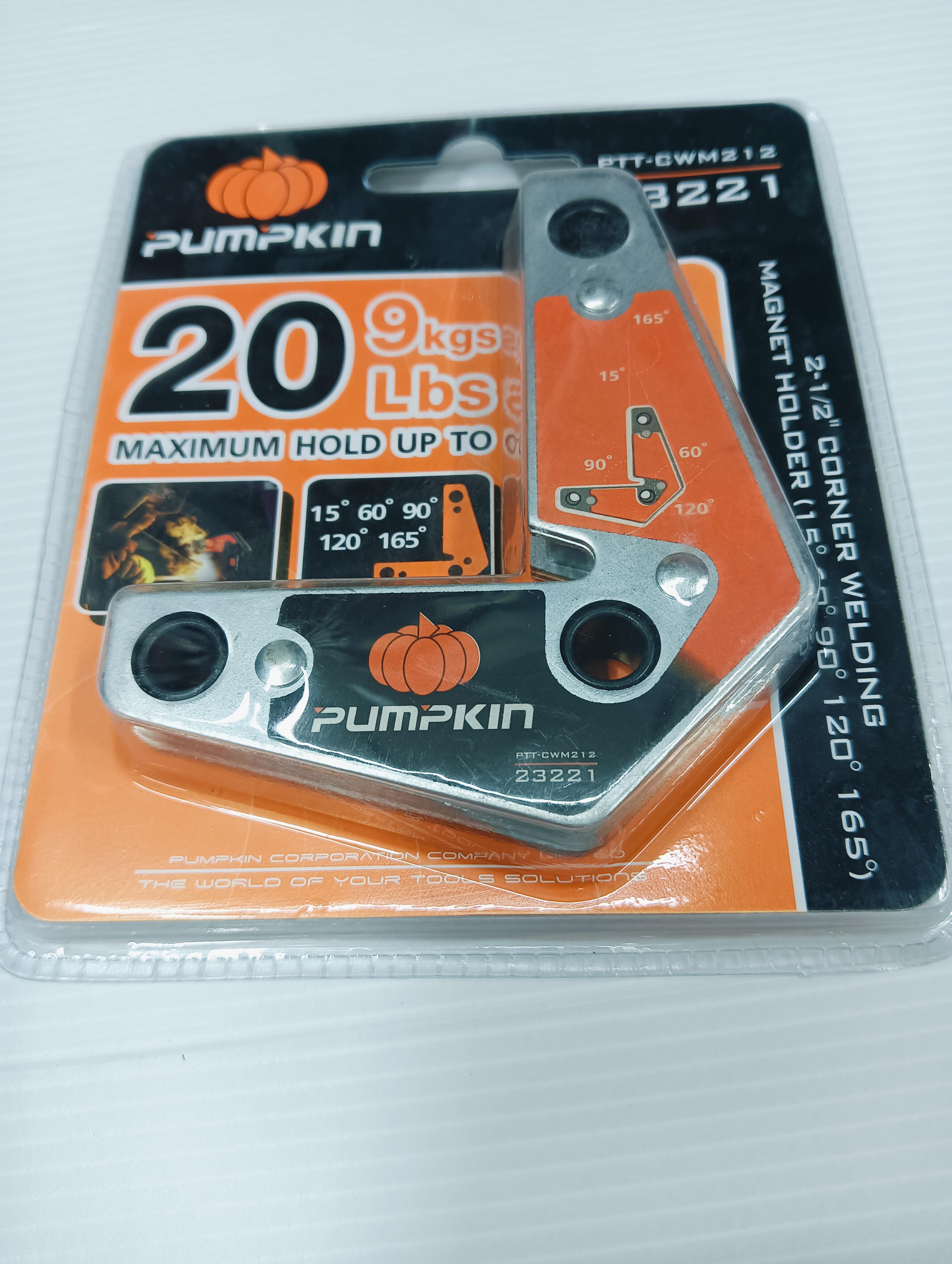 PUMPKIN แม่เหล็กจับฉากงานเชื่อม มุมใน/มุมนอก 2-1/2 (15,60,90,120,165องศา) PTT-CWM212 แบรนด์ PUMPKIN - ฮาร์ดแวร์ ราคา 165 บาท