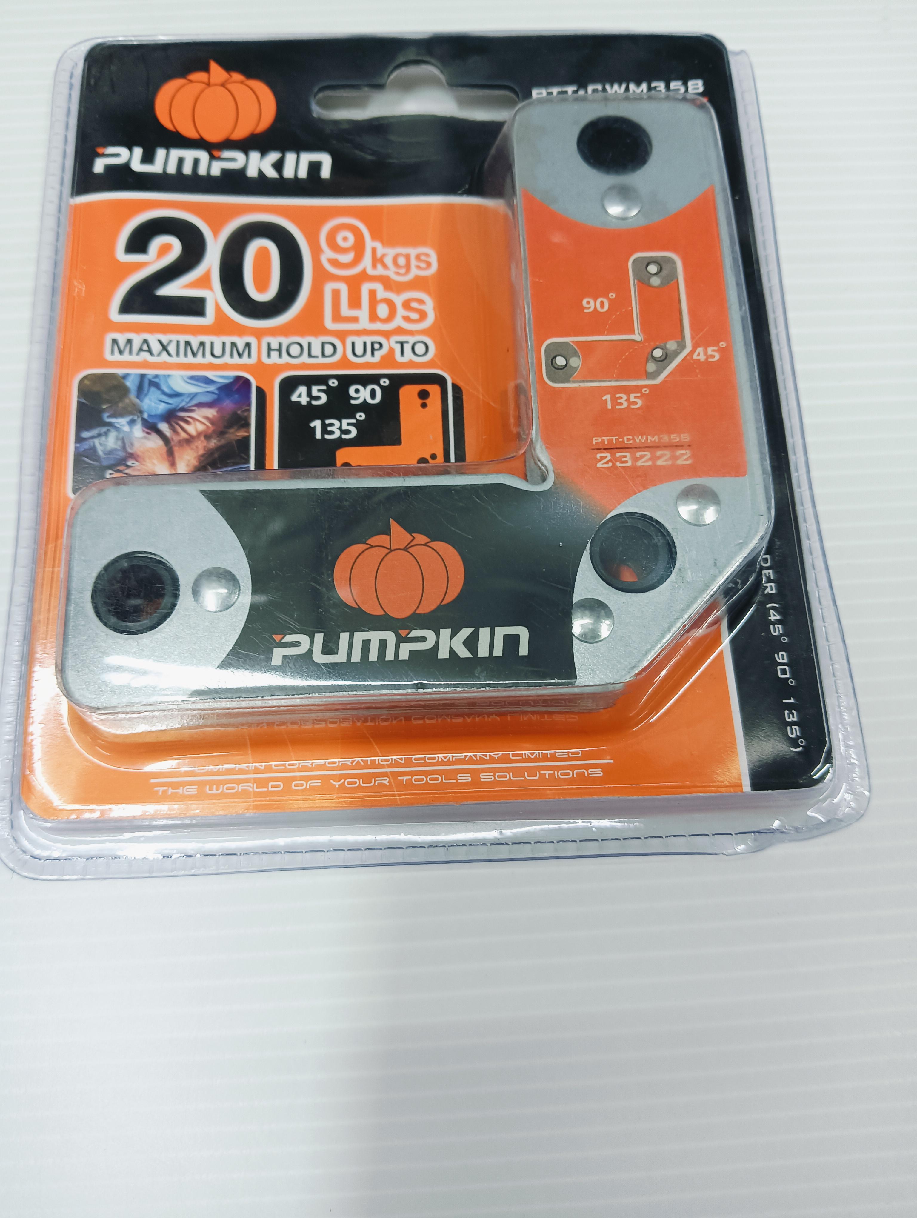 PUMPKIN แม่เหล็กจับฉากงานเชื่อม มุมใน/มุมนอก 3-5/8 (45,90,135องศา) PTT-CWM358 แบรนด์ PUMPKIN - ฮาร์ดแวร์ ราคา 155 บาท