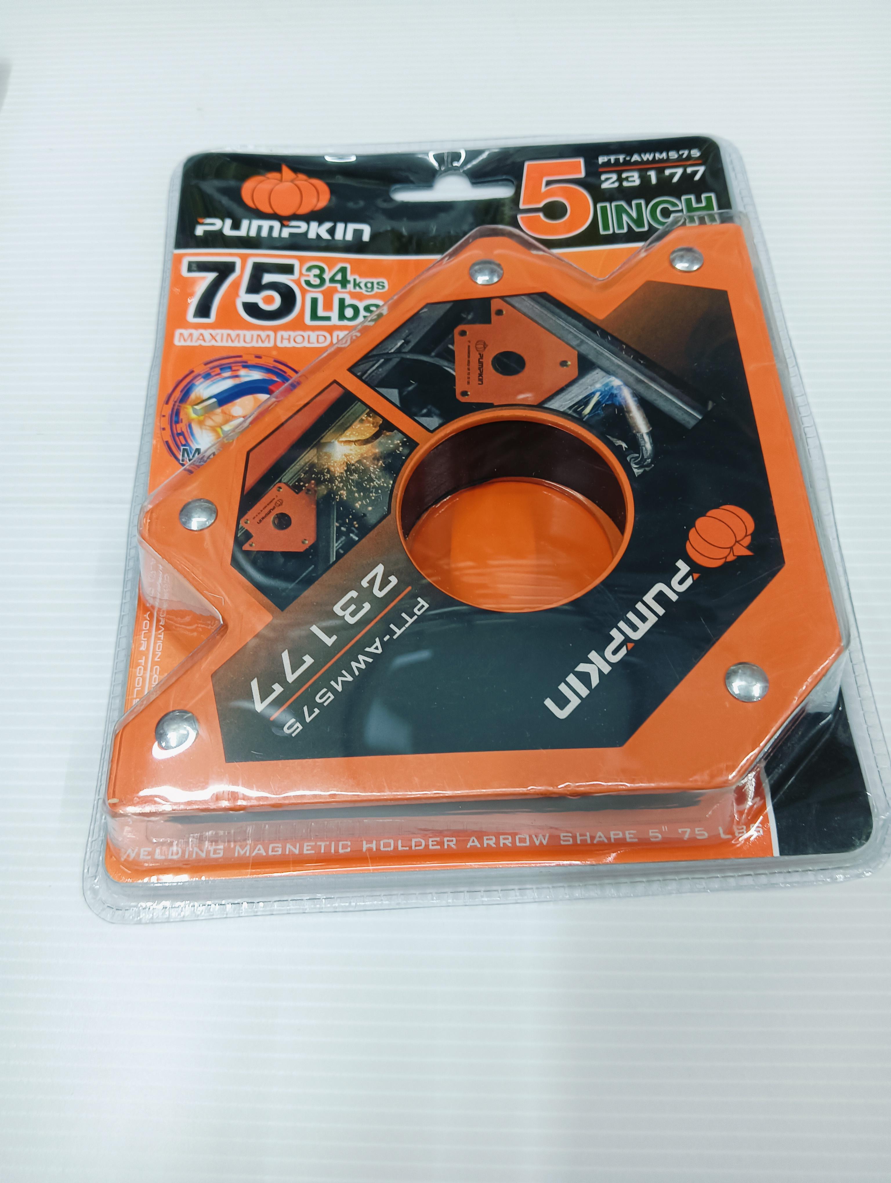 PUMPKIN แม่เหล็กจับฉากลูกศรงานเชื่อม 5 75 Lbs PTT-AWM575 แบรนด์ PUMPKIN - ฮาร์ดแวร์ ราคา 219 บาท