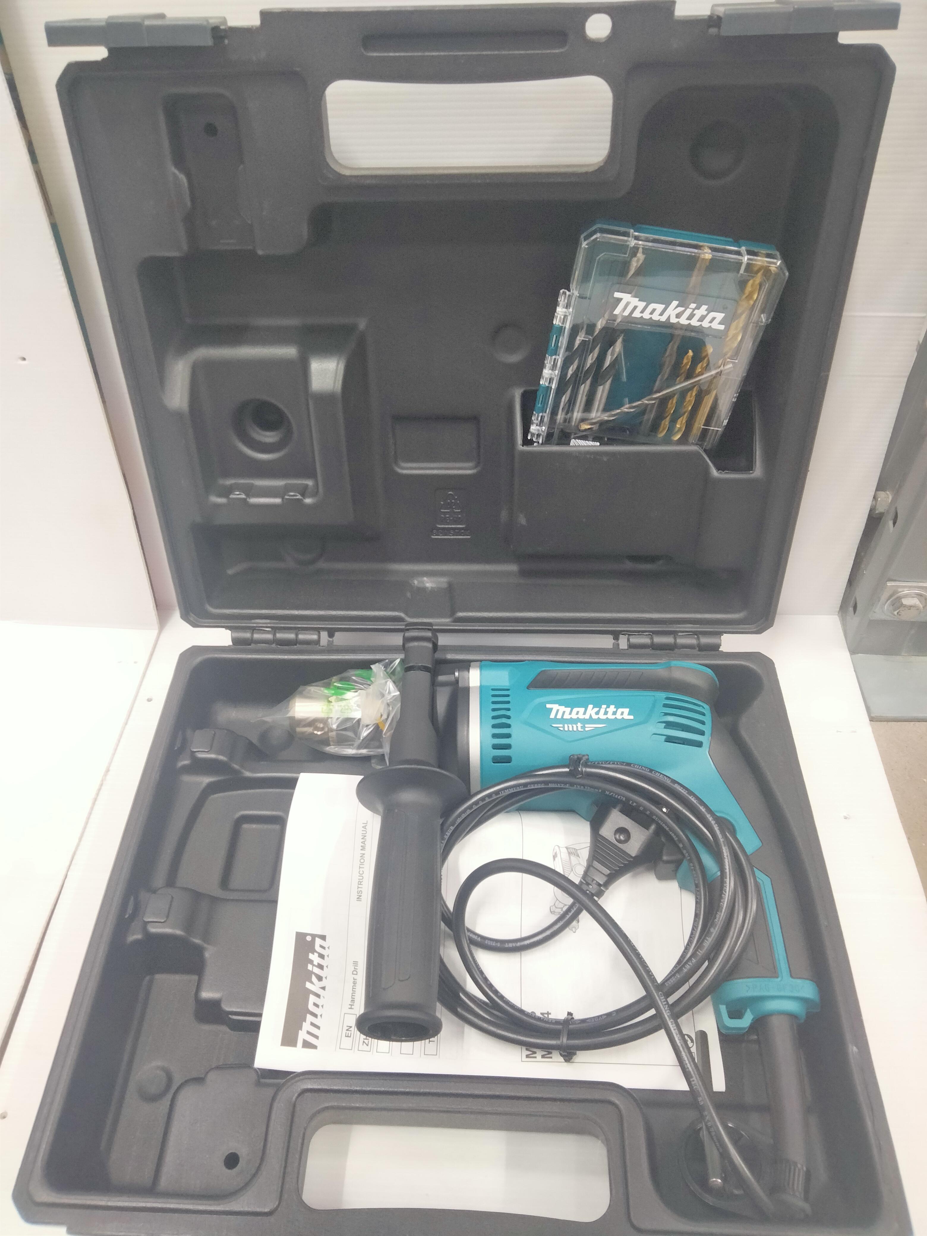 MAKITA สว่านกระแทก กล่อง+อุปกรณ์ M8103KX1B 13มิล - ภาพที่ 2