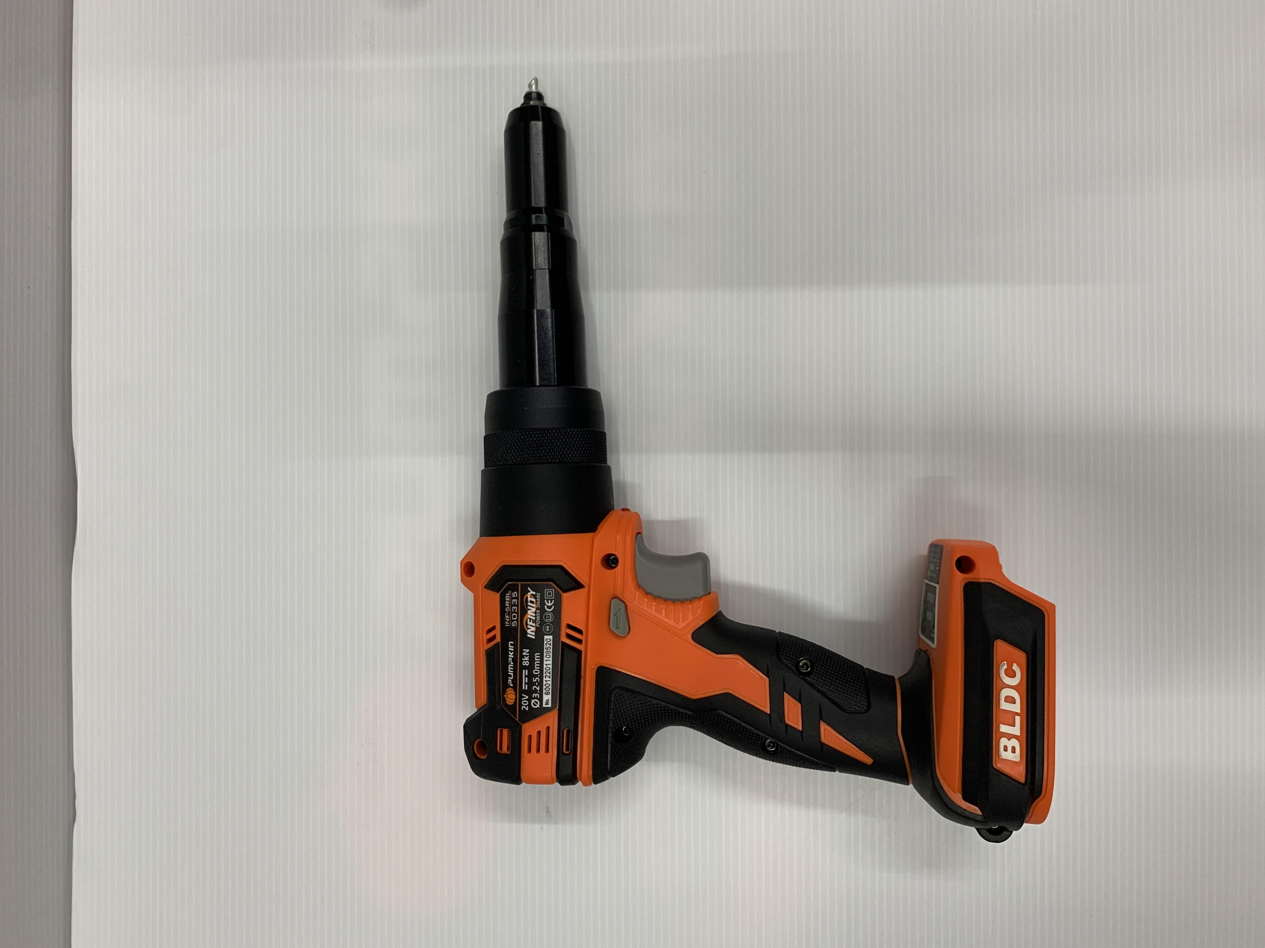 ** PUMPKIN เครื่องยิงรีเวทไร้สายไร้แปรงถ่าน 50335 INF-5RBL INFINITY POWER 20V