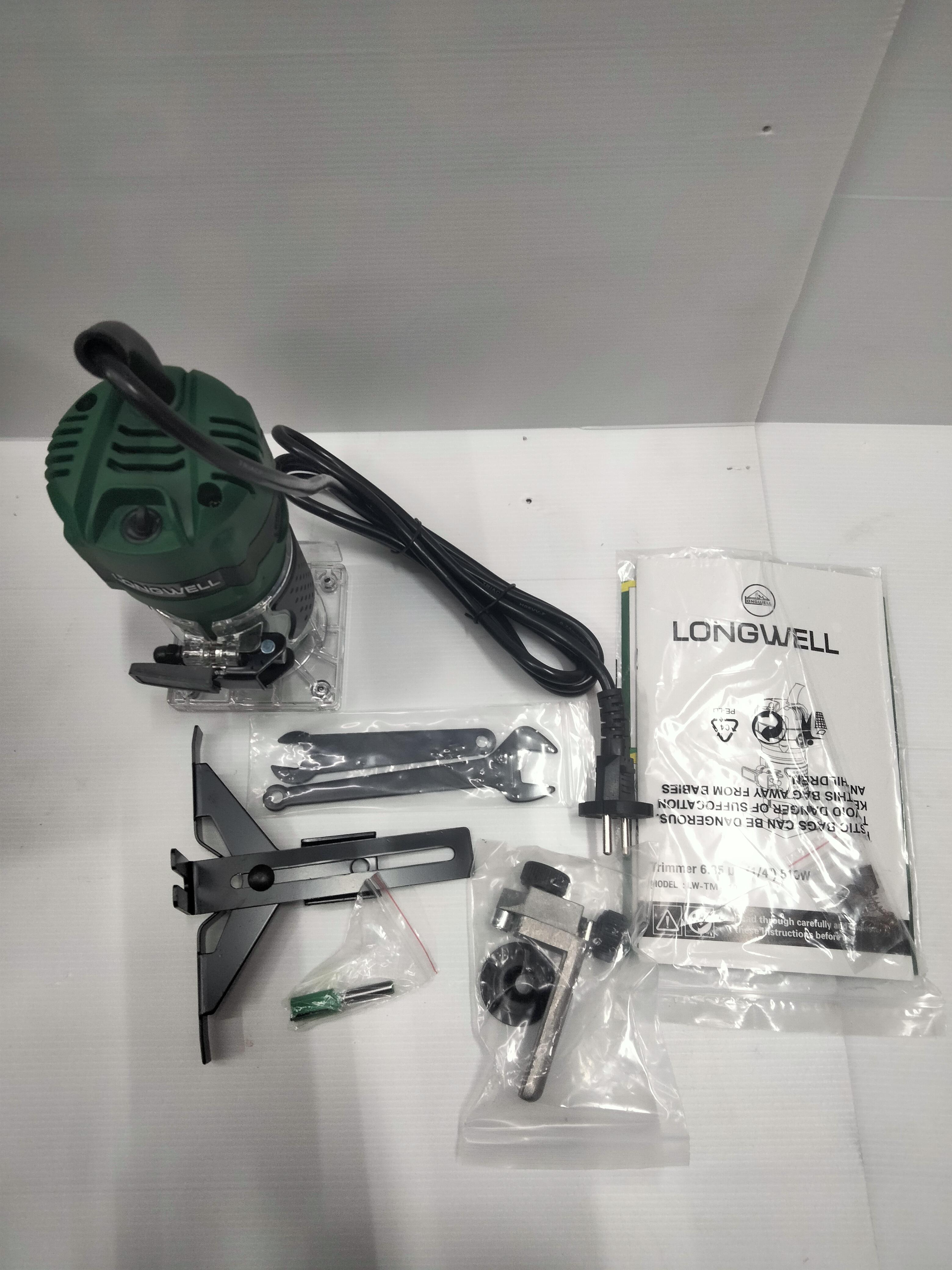 LONGWELL เครื่องเซาะร่องไม้ Trimmer (1/4 ) 510W 6.35มม. - ภาพที่ 3