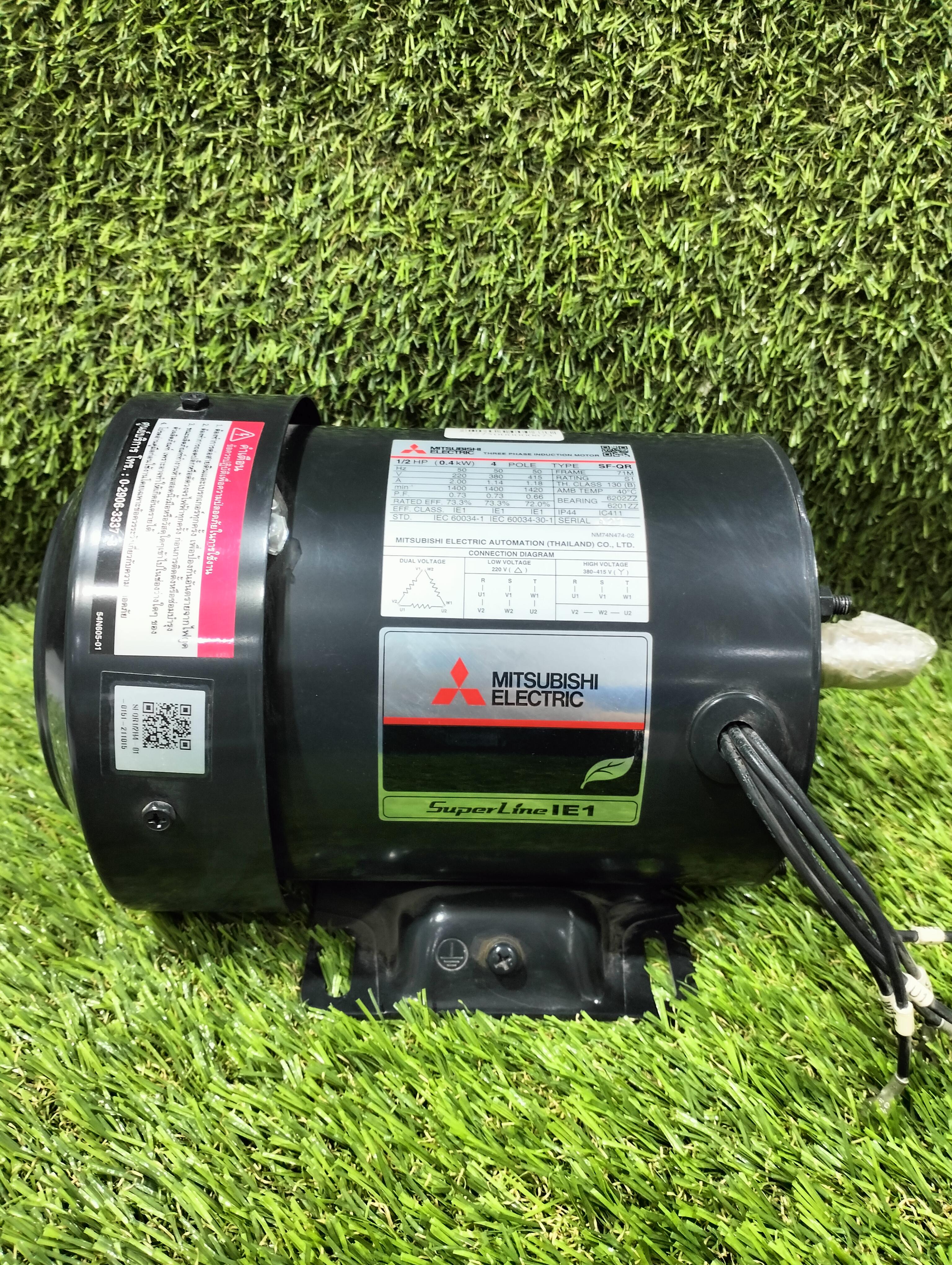 MITSU มอเตอร์ 1/2HP 3สาย SF-JR แบรนด์ MITSUBISHI - ฮาร์ดแวร์ ราคา 2,990 บาท