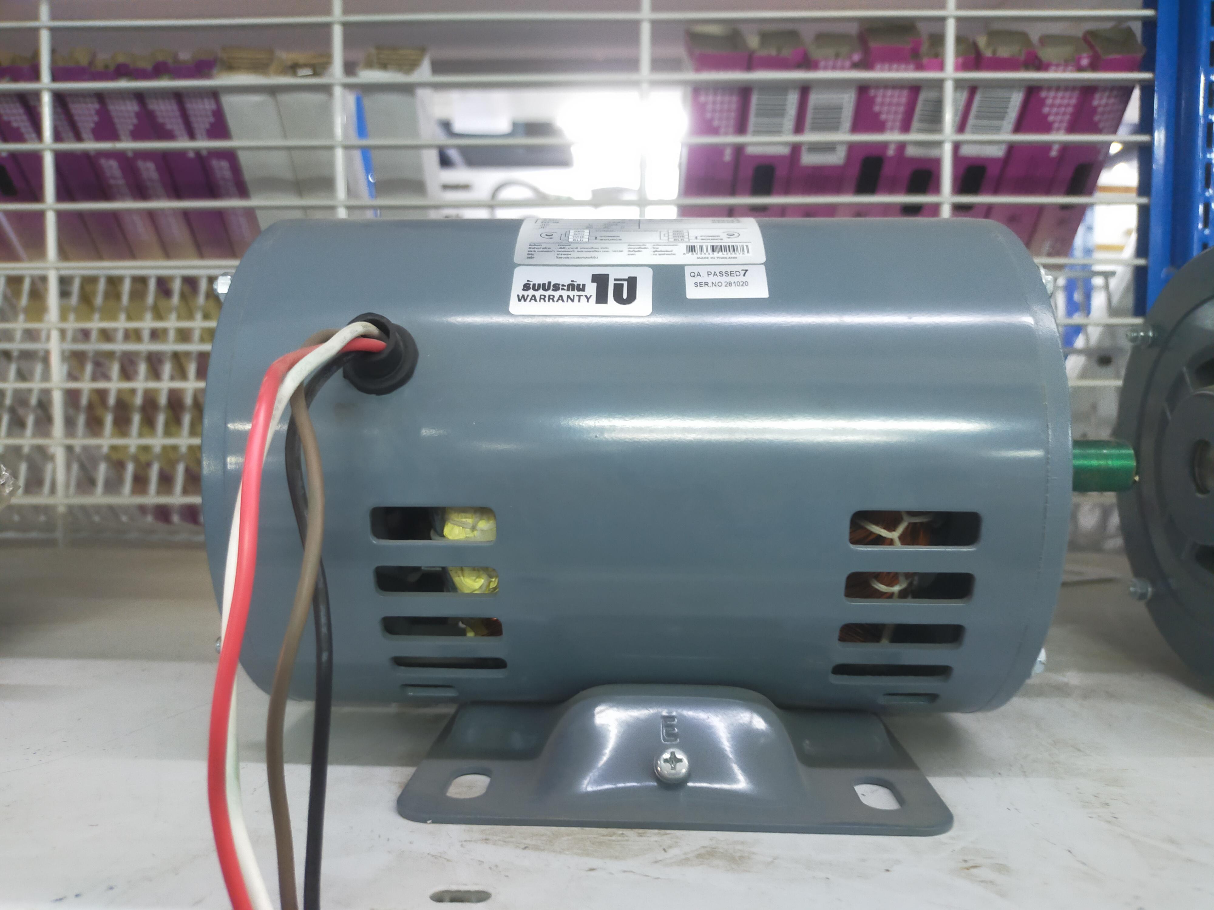 มอเตอร์ไฟฟ้า 1/2HP ขดลวดทองแดง STEIKEN NAKASHI - ภาพที่ 2