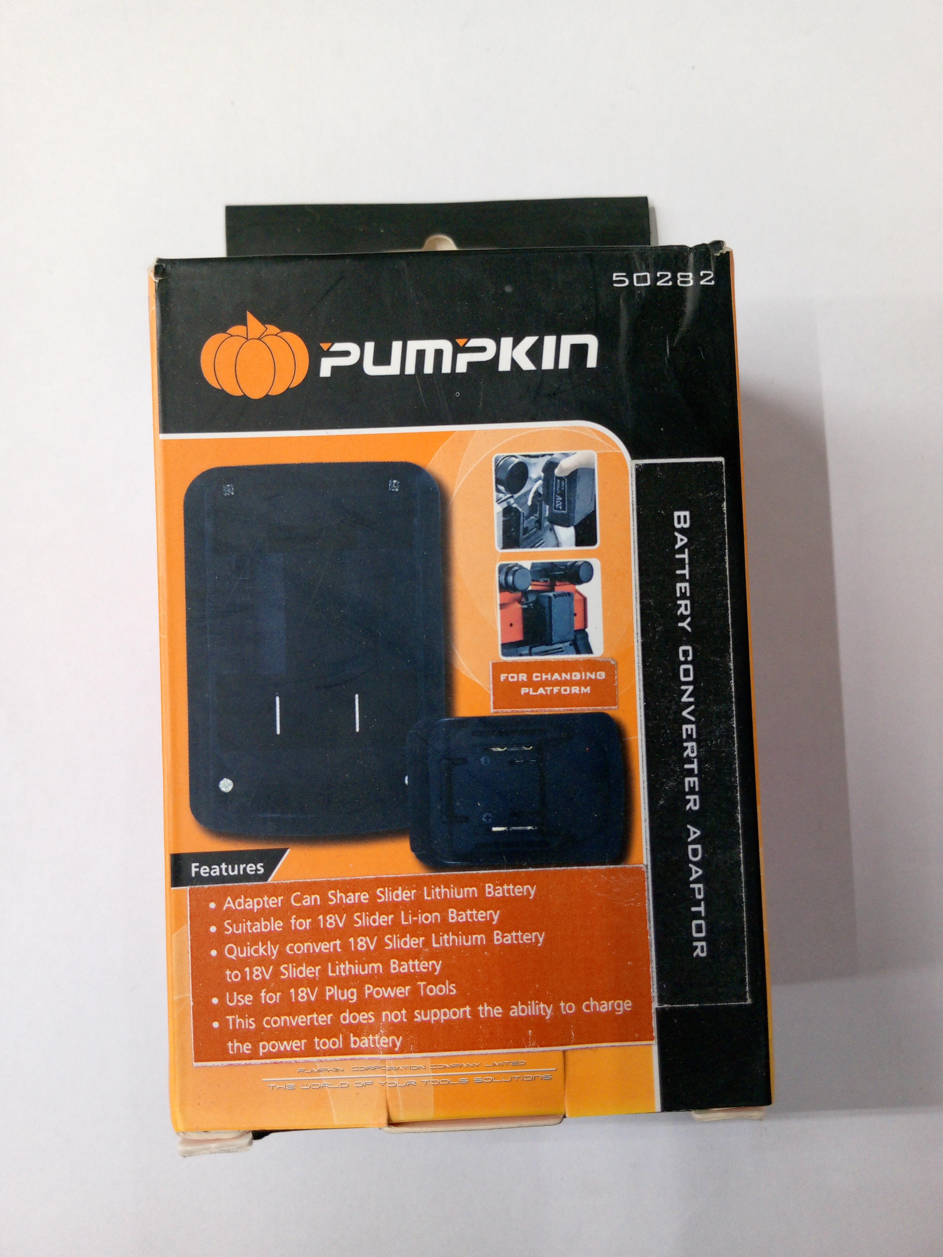 PUMPKIN อแดปเตอร์แปลงแบตเตอรี่ DM 50282 แบรนด์ PUMPKIN - ฮาร์ดแวร์ ราคา 290 บาท
