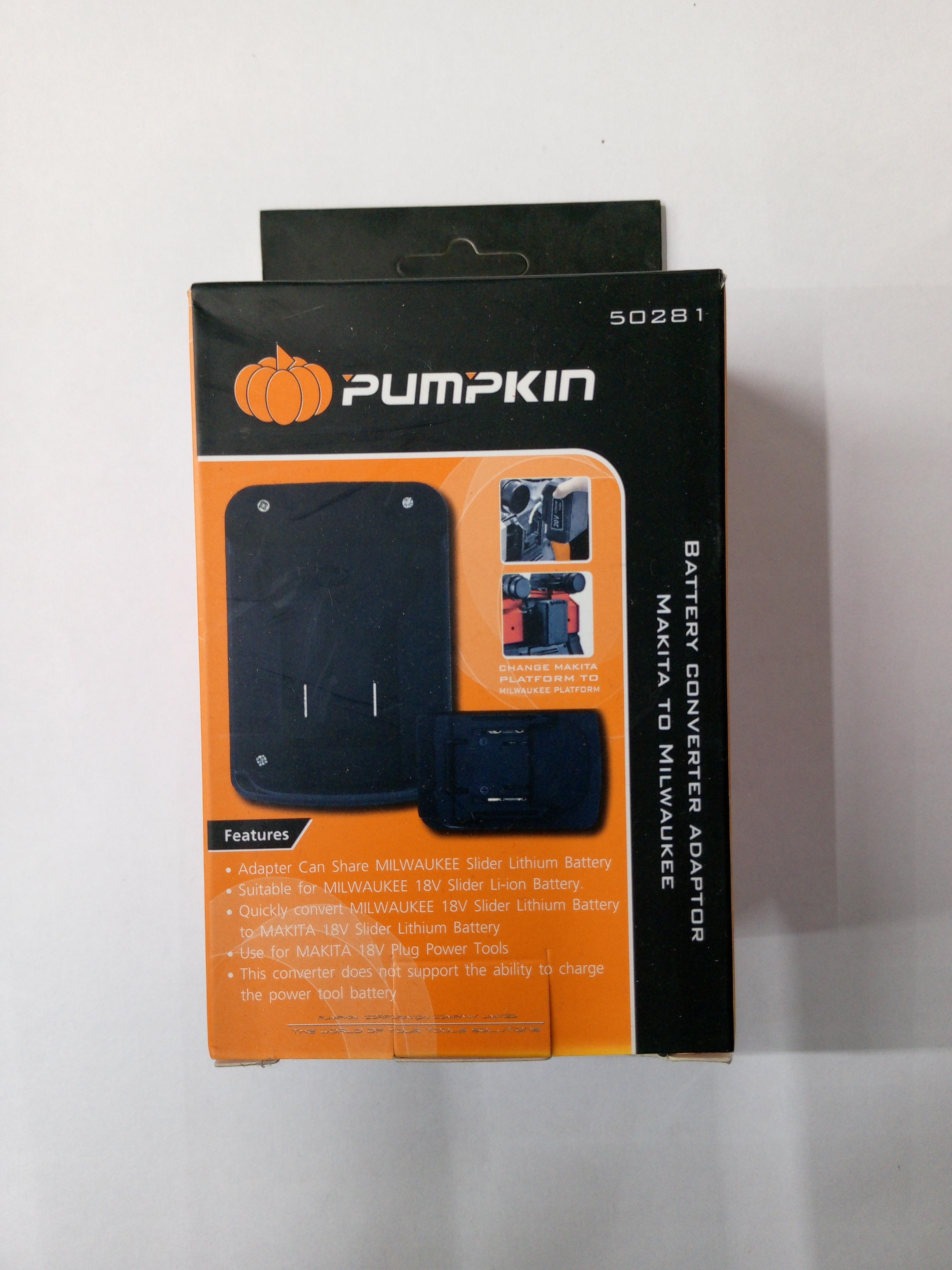 PUMPKIN อแดปเตอร์แปลงแบตเตอรี่ MV 50281 แบรนด์ PUMPKIN - ฮาร์ดแวร์ ราคา 290 บาท
