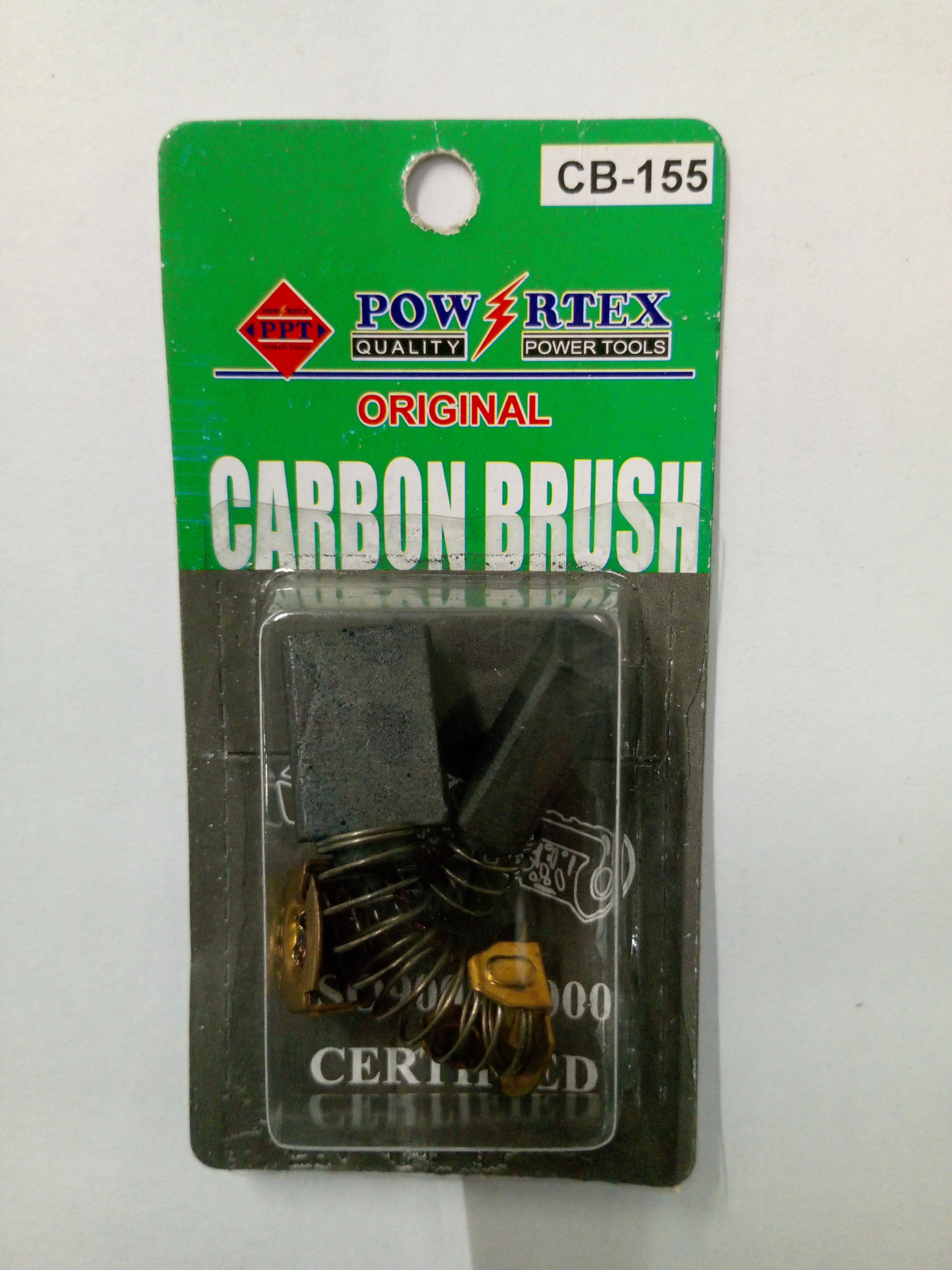 แปรงถ่าน CARBON BRUSH CB-155 แบรนด์ POWER TECH - ฮาร์ดแวร์ ราคา 70 บาท