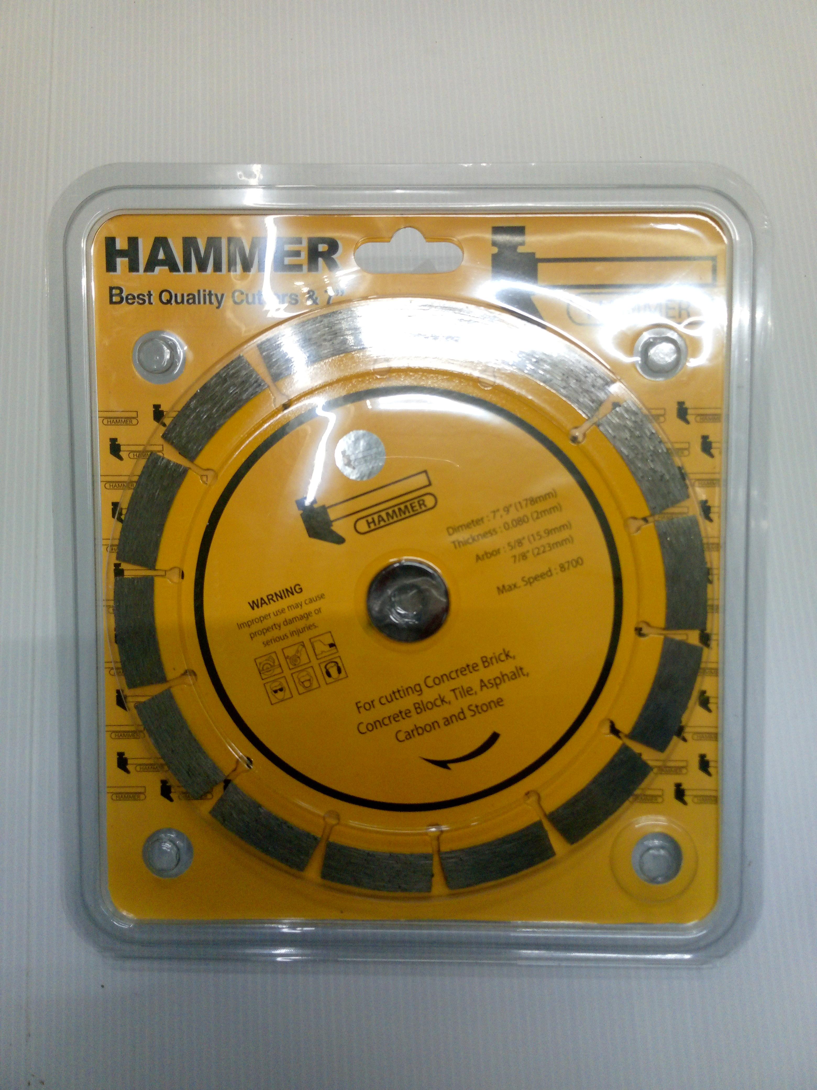 EUROX ใบตัดเพชร HAMMER (ตัดแห้ง) 7 สีเหลือง แบรนด์ EUROX - ฮาร์ดแวร์ ราคา 419 บาท